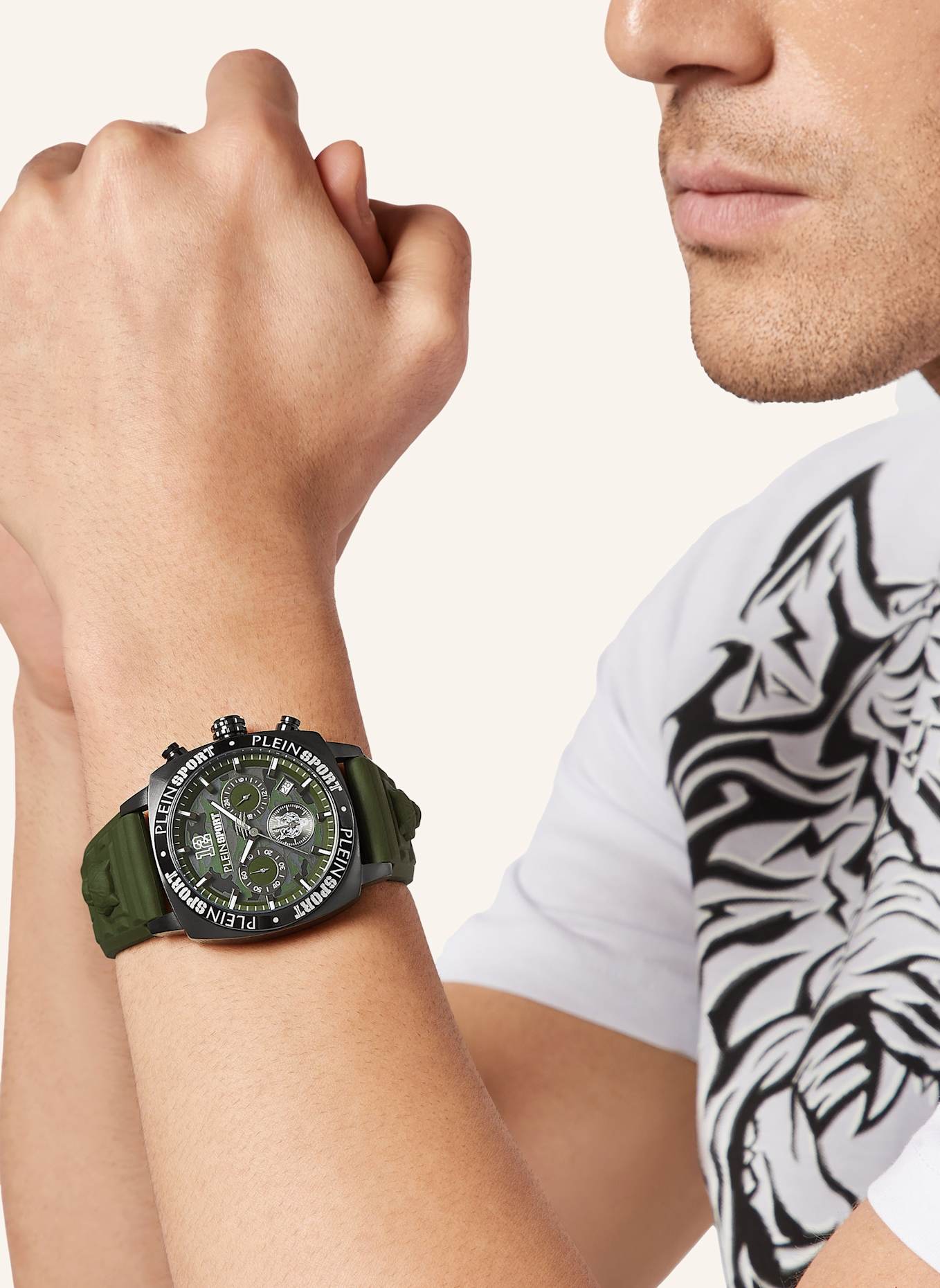 PLEIN SPORT Armbanduhr WILDCAT CHRONO: GRÜN