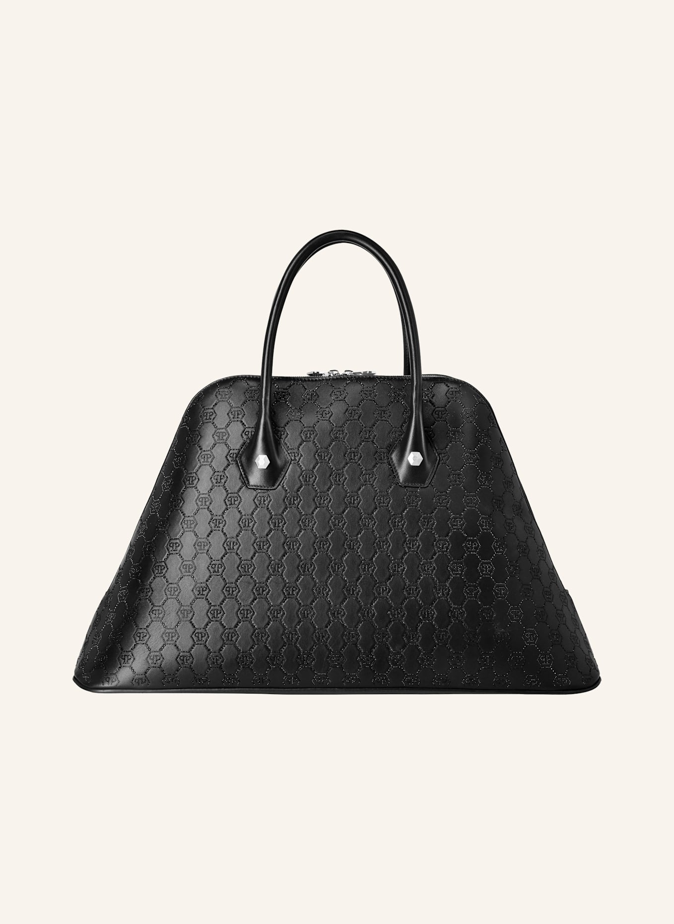 PHILIPP PLEIN Umhängetasche MONOGRAM: SCHWARZ