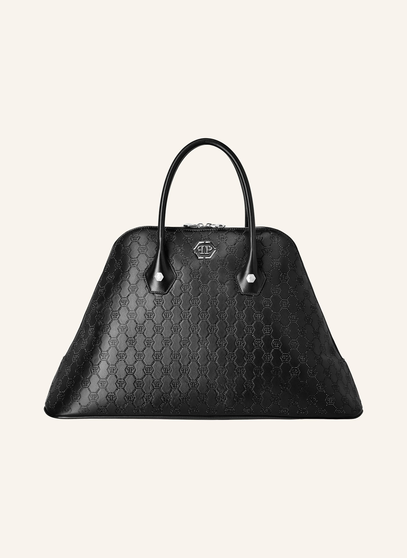 PHILIPP PLEIN Umhängetasche MONOGRAM: SCHWARZ