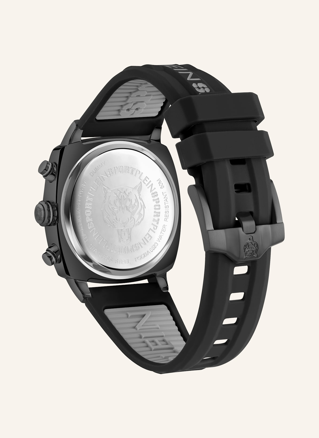 PLEIN SPORT Armbanduhr WILDCAT CHRONO: SCHWARZ