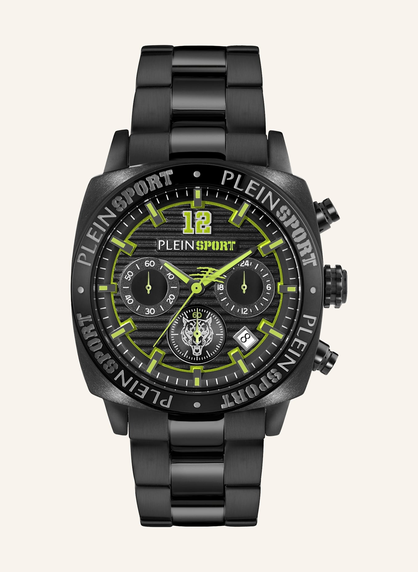 PLEIN SPORT Armbanduhr WILDCAT CHRONO: SCHWARZ
