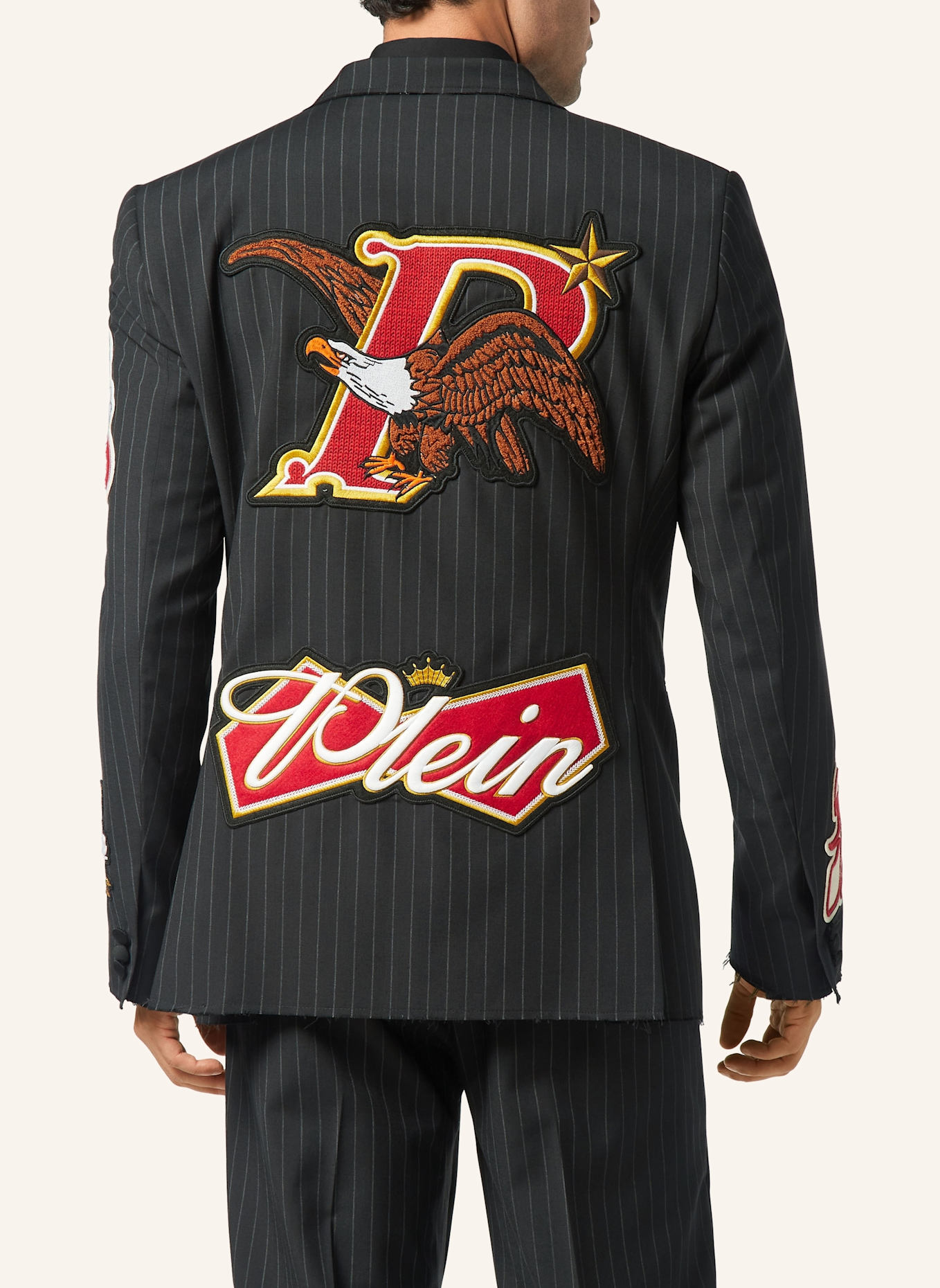 PHILIPP PLEIN Blazer: GRAU