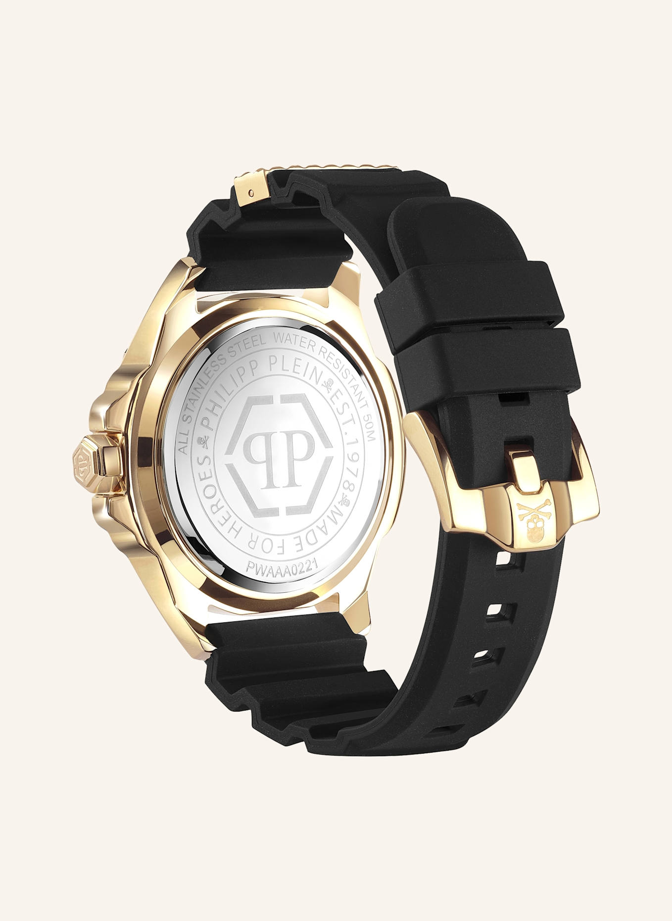 PHILIPP PLEIN Armbanduhr TITAN: GELB/ GOLD