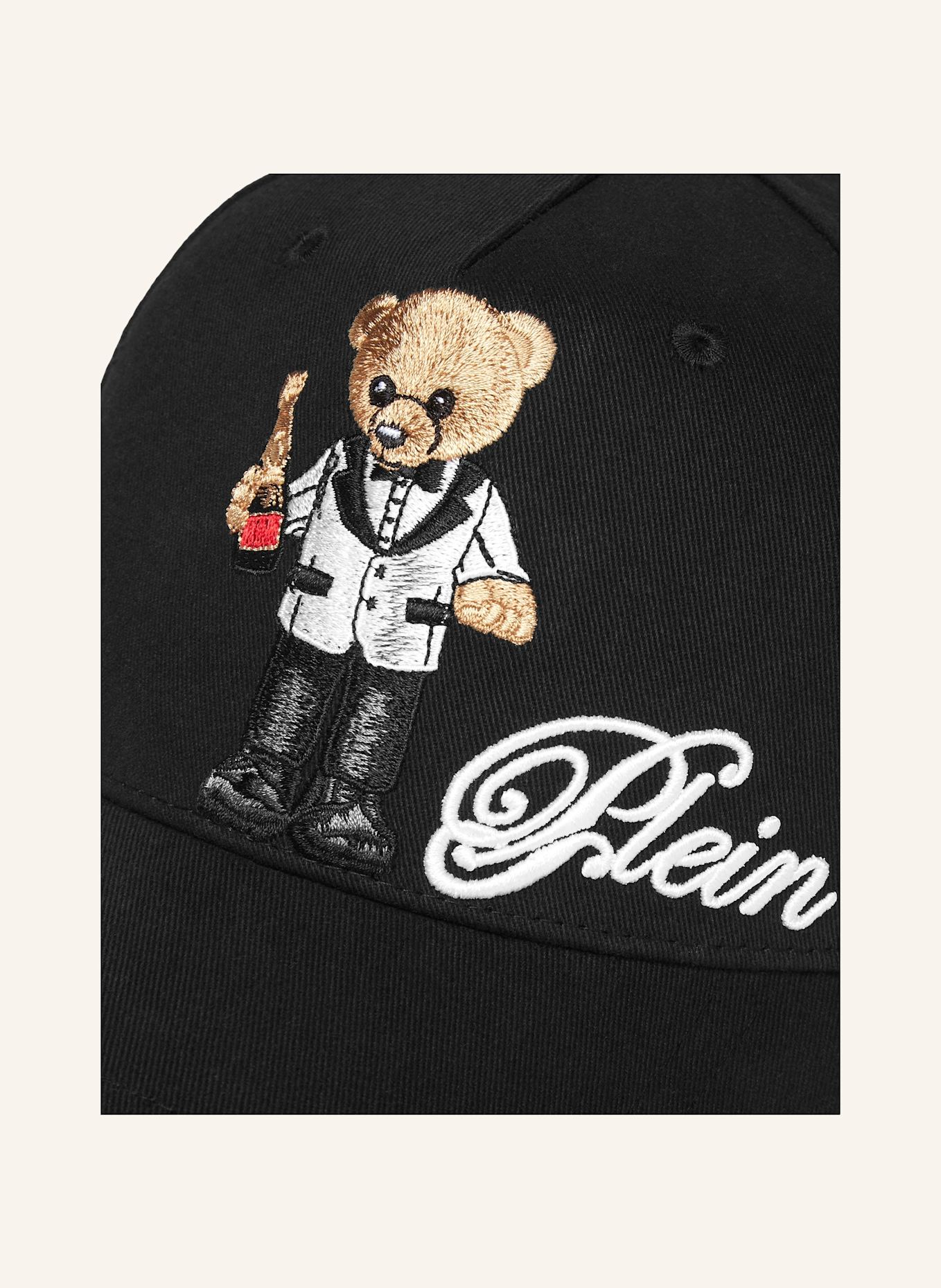 PHILIPP PLEIN PHILIPP PLEIN Cap TEDDY: SCHWARZ