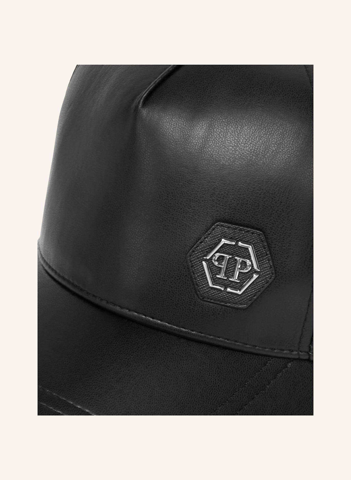 PHILIPP PLEIN Baseballkappe HEXAGON: SCHWARZ
