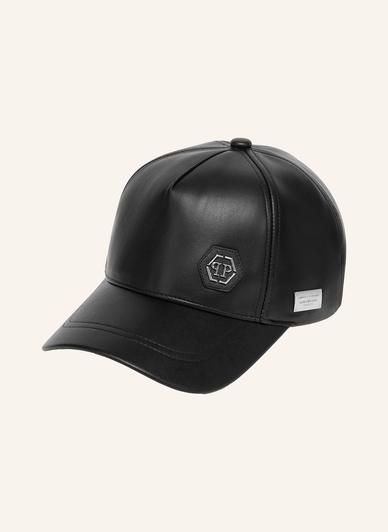 PHILIPP PLEIN Baseballkappe HEXAGON: SCHWARZ