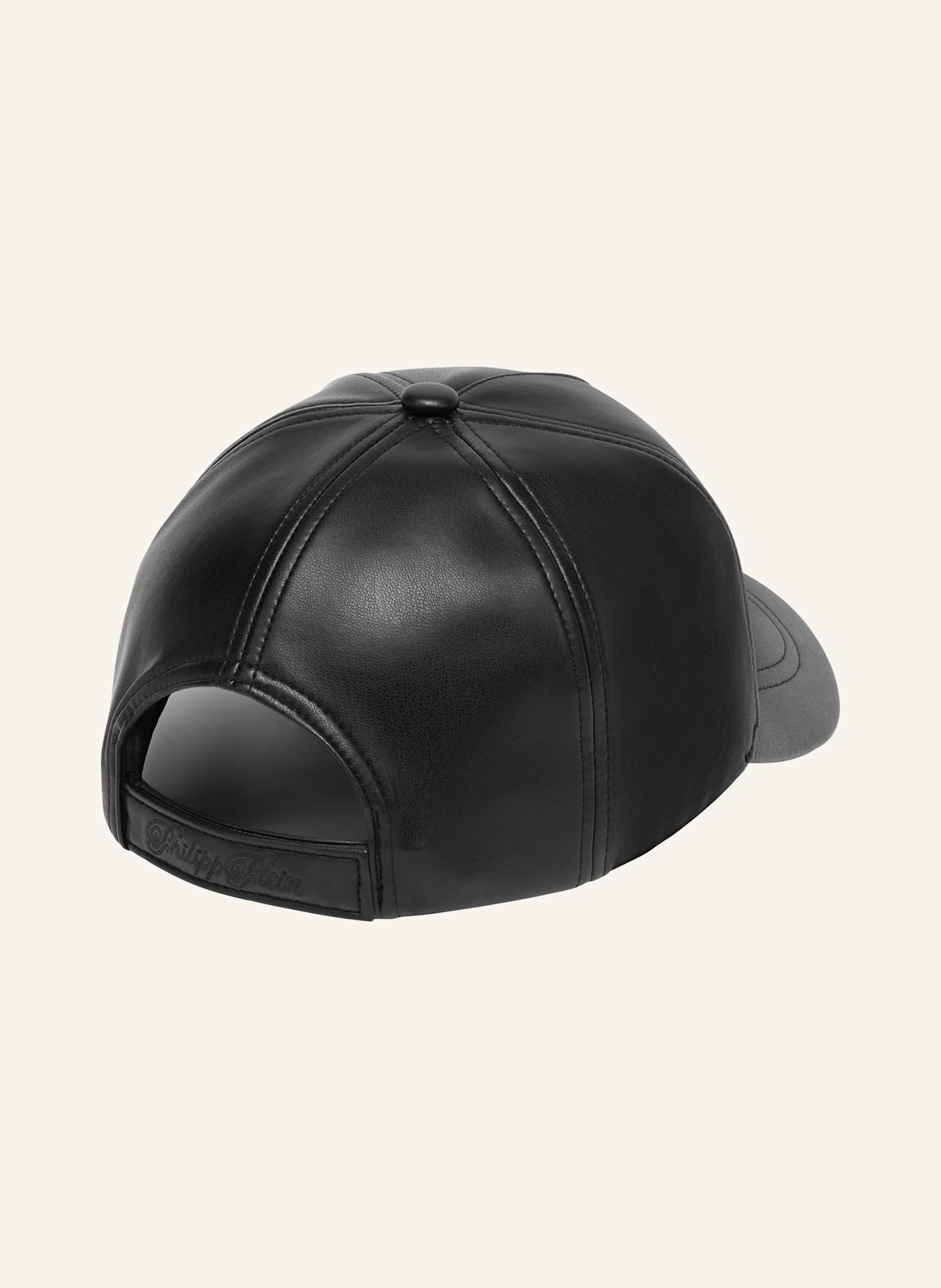 PHILIPP PLEIN Baseballkappe SIGNATURE: SCHWARZ