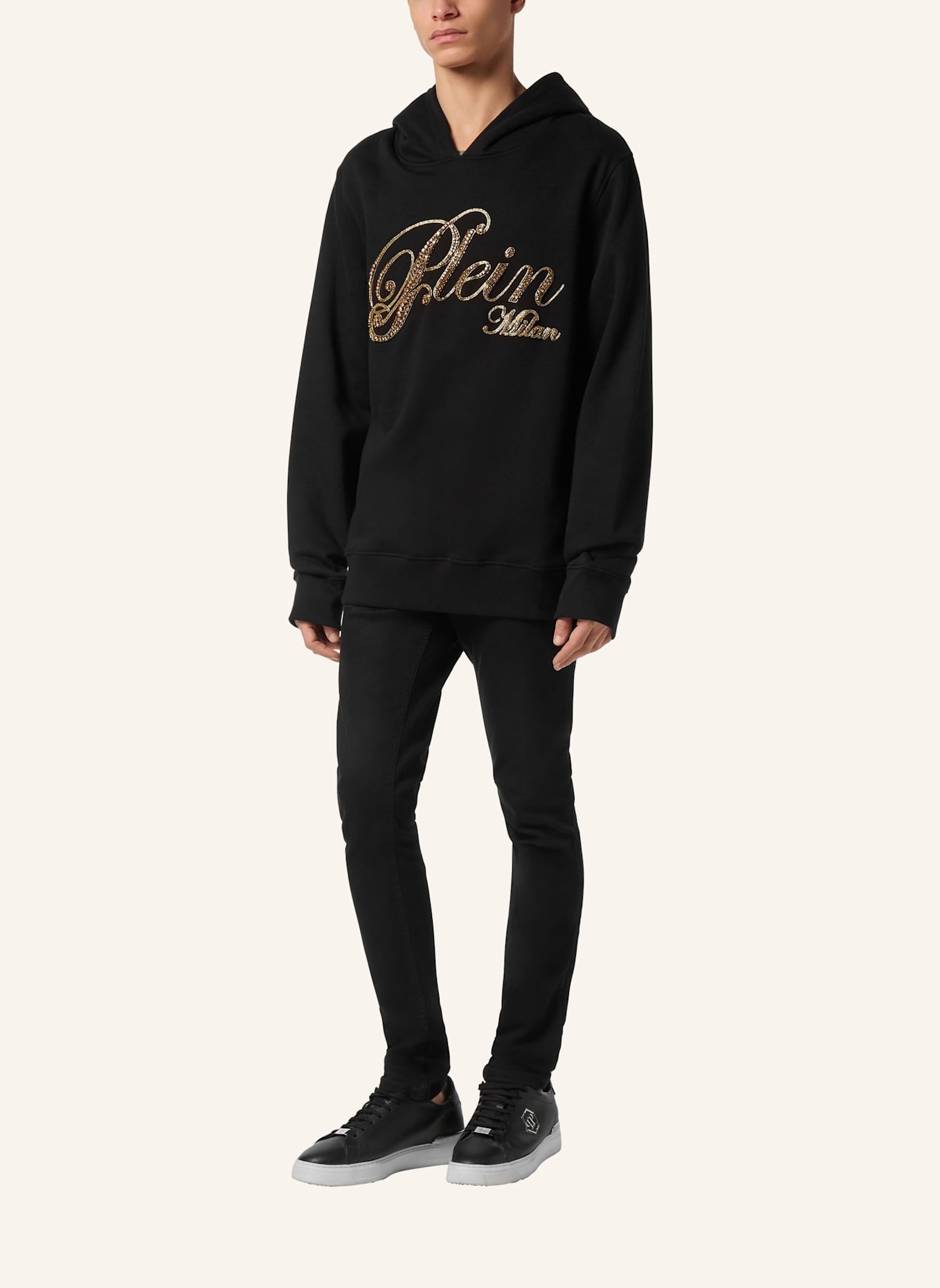 PHILIPP PLEIN PHILIPP PLEIN Hoodie: SCHWARZ