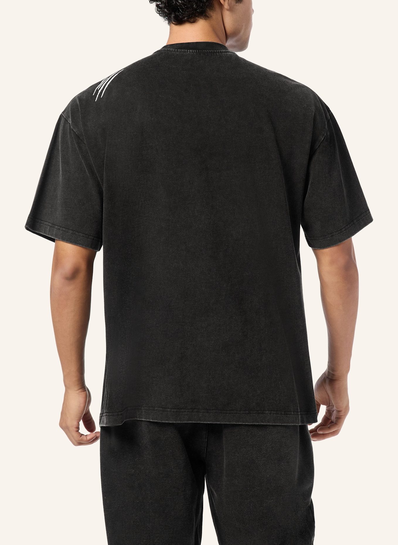 PLEIN SPORT T-Shirt Rundhalsausschnitt: SCHWARZ