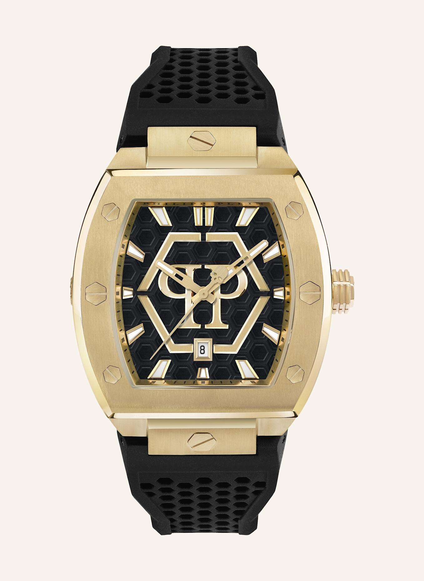 PHILIPP PLEIN Armbanduhr The Hexagon Phantom: SCHWARZ