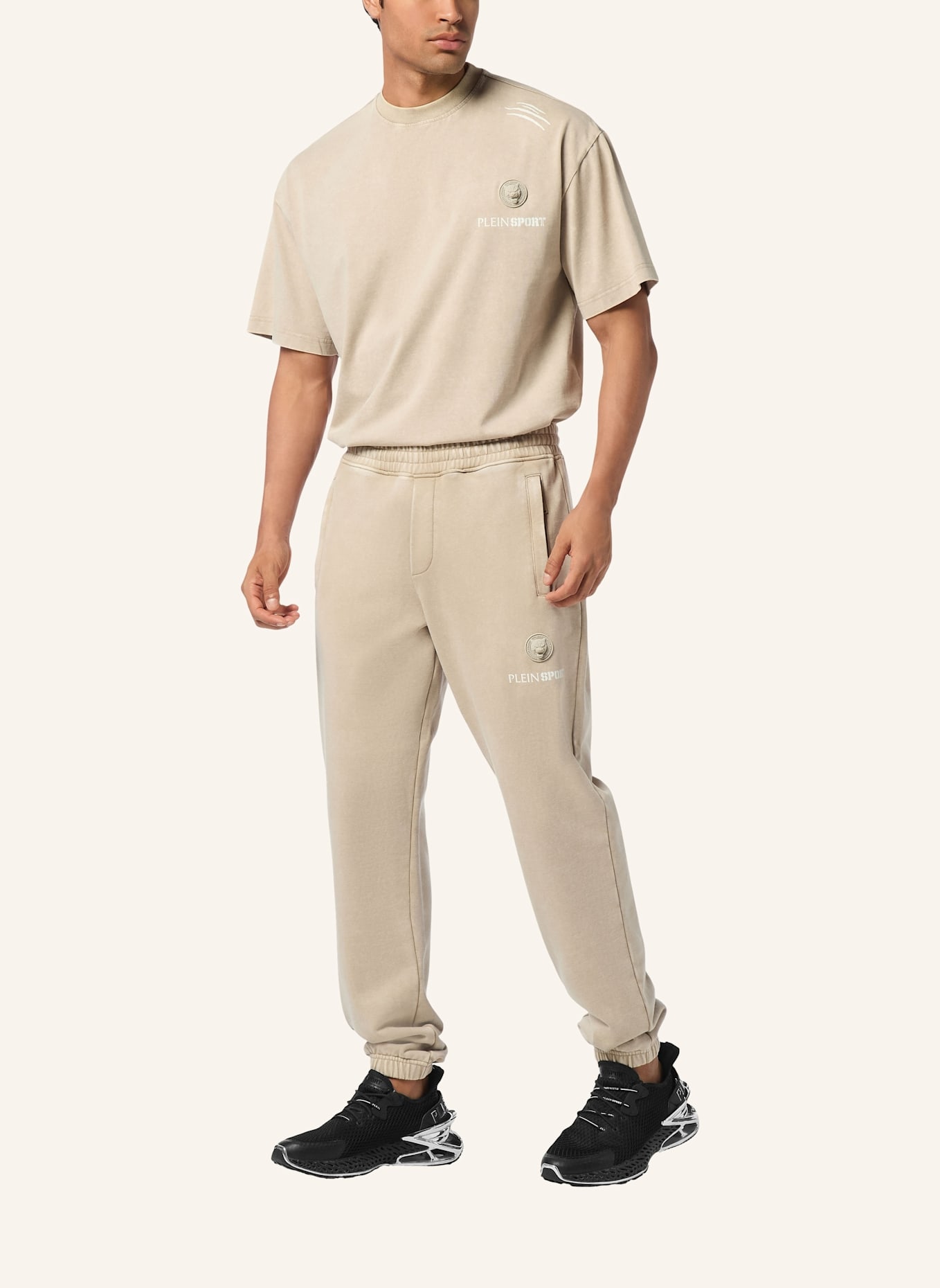 PLEIN SPORT Jogginghosen: BEIGE