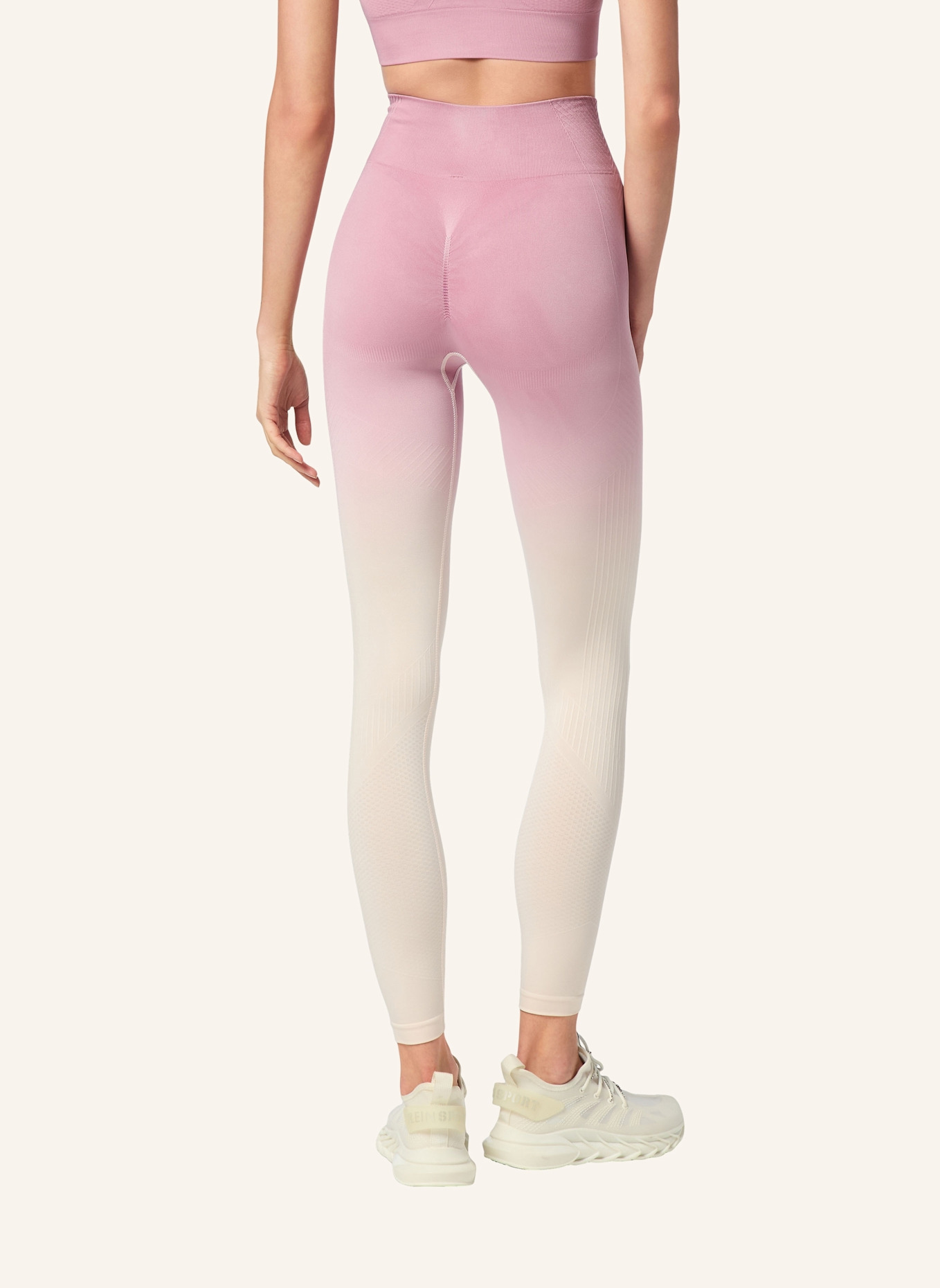 PLEIN SPORT Jogging-Leggings DEGRADE: ROSA