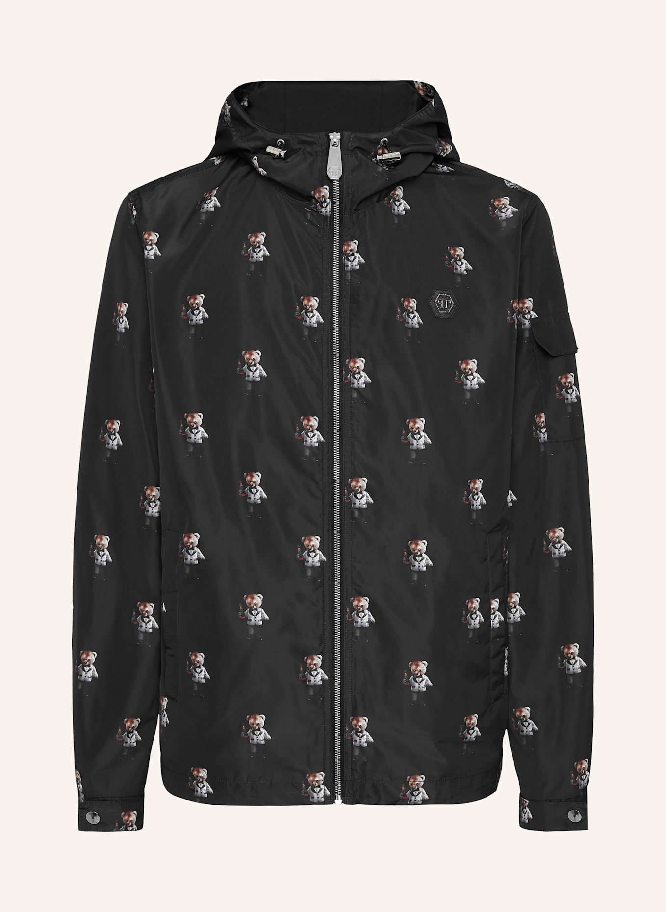 PHILIPP PLEIN PHILIPP PLEIN Windbreaker TEDDY: SCHWARZ