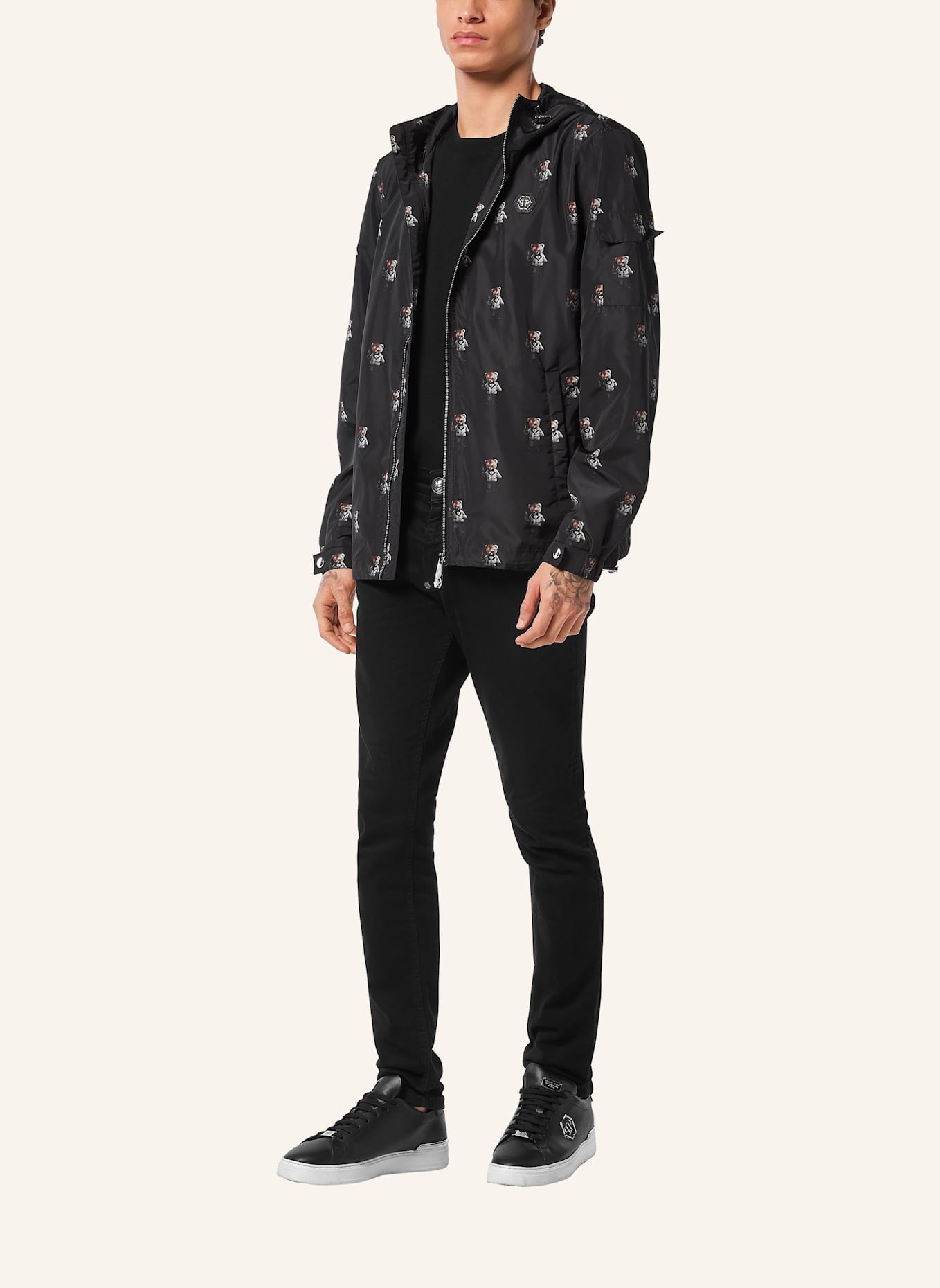 PHILIPP PLEIN PHILIPP PLEIN Windbreaker TEDDY: SCHWARZ