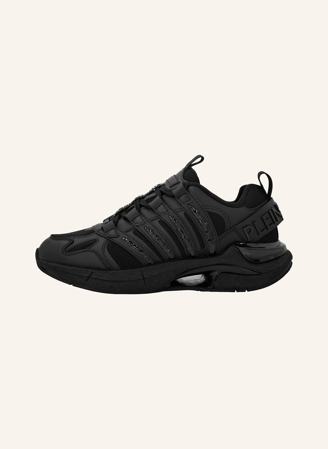 PLEIN SPORT Lo-Top Turnschuhe: SCHWARZ