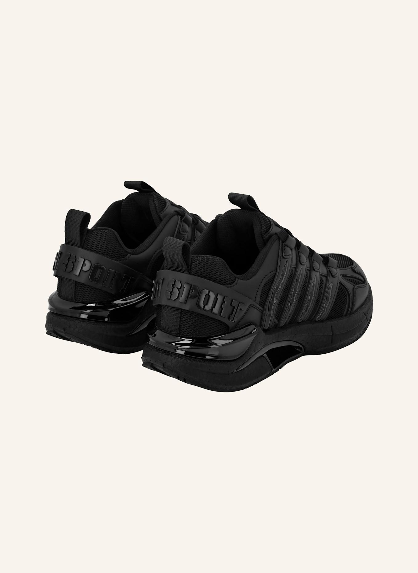 PLEIN SPORT Lo-Top Turnschuhe: SCHWARZ