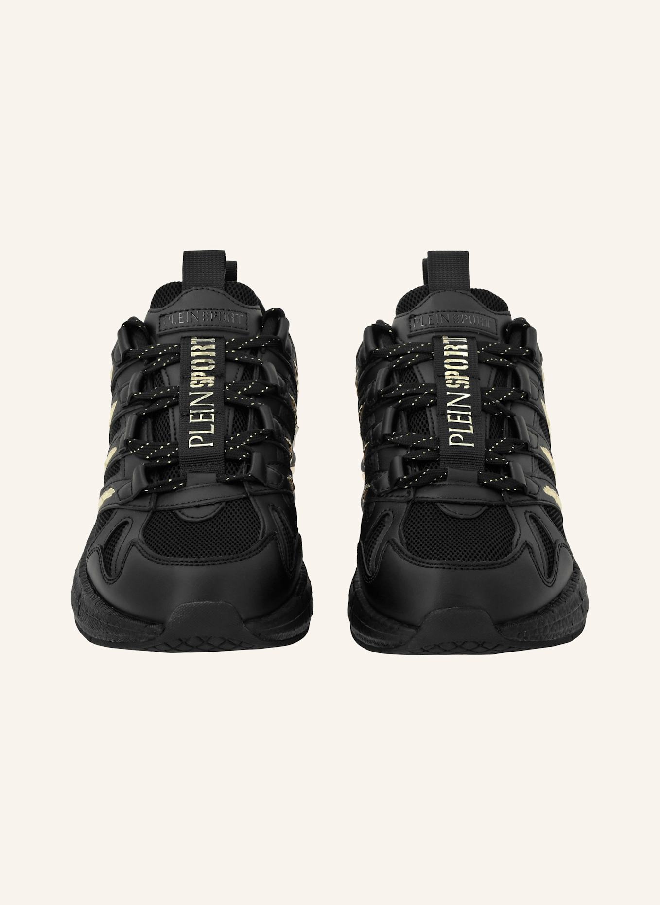 PLEIN SPORT Lo-Top Turnschuhe: SCHWARZ