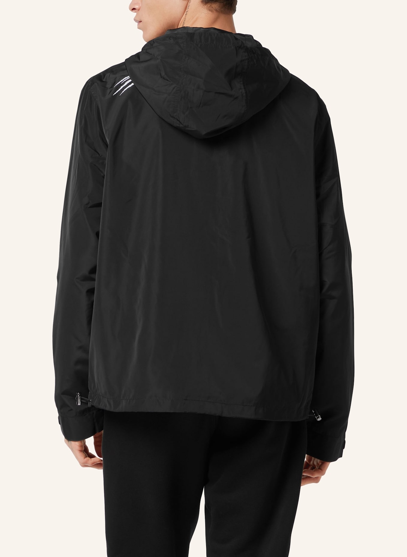 PLEIN SPORT Windbreaker: SCHWARZ