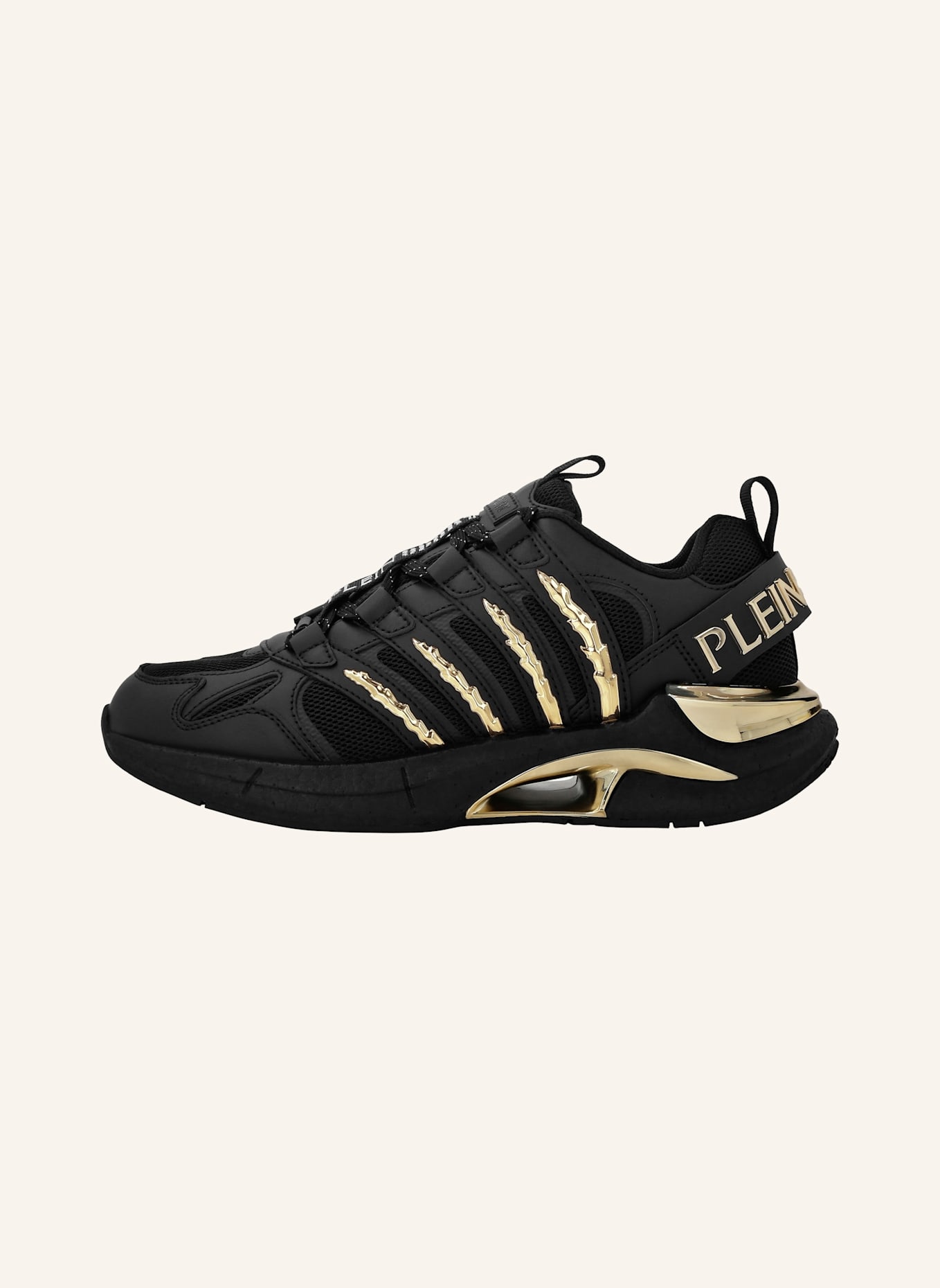 PLEIN SPORT Lo-Top Turnschuhe: SCHWARZ