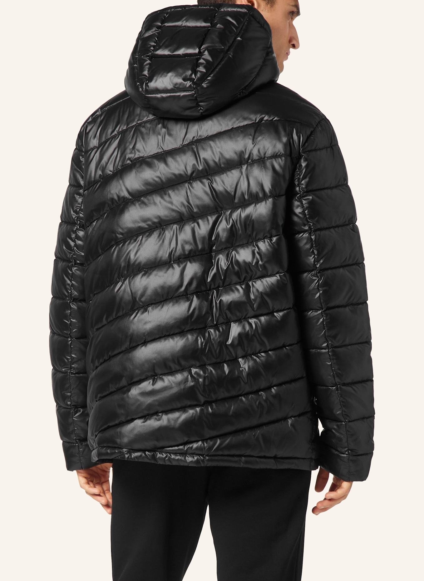 PLEIN SPORT Daunenjacke: SCHWARZ