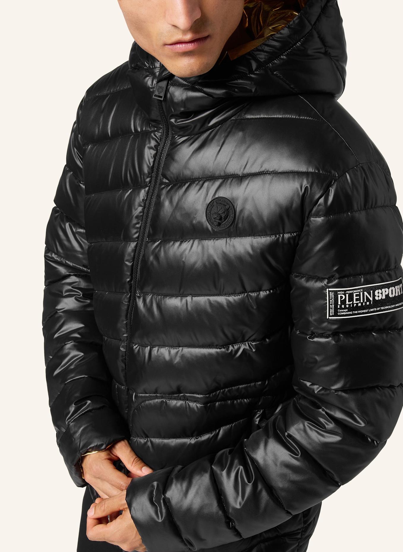 PLEIN SPORT Daunenjacke: SCHWARZ