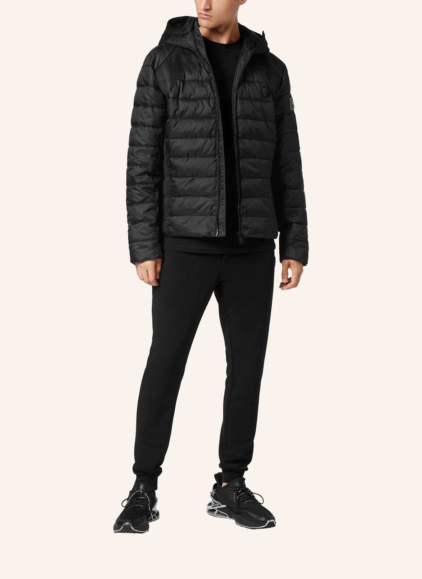 PLEIN SPORT Daunenjacke: SCHWARZ