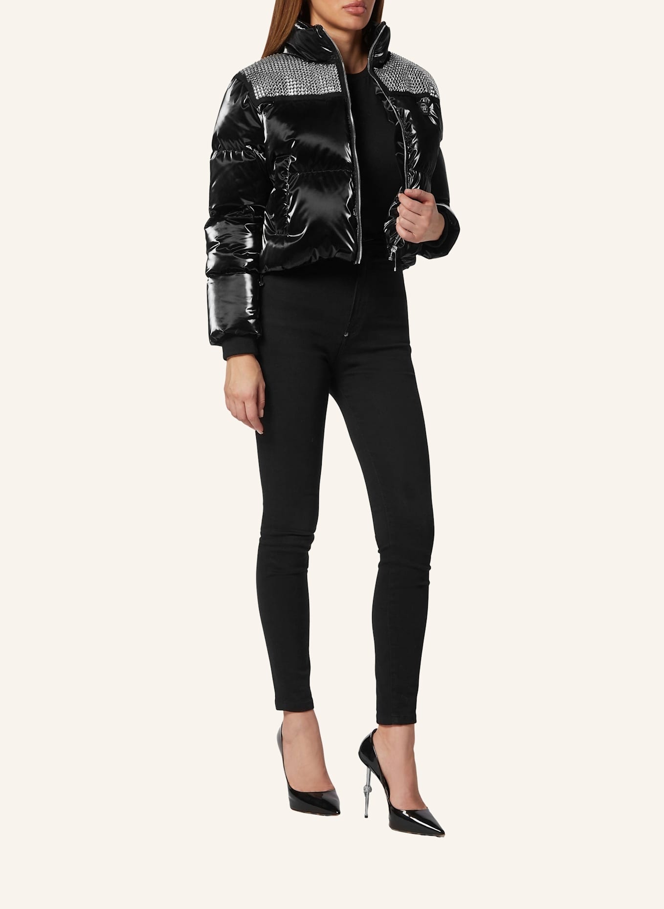 PHILIPP PLEIN Jacke: SCHWARZ