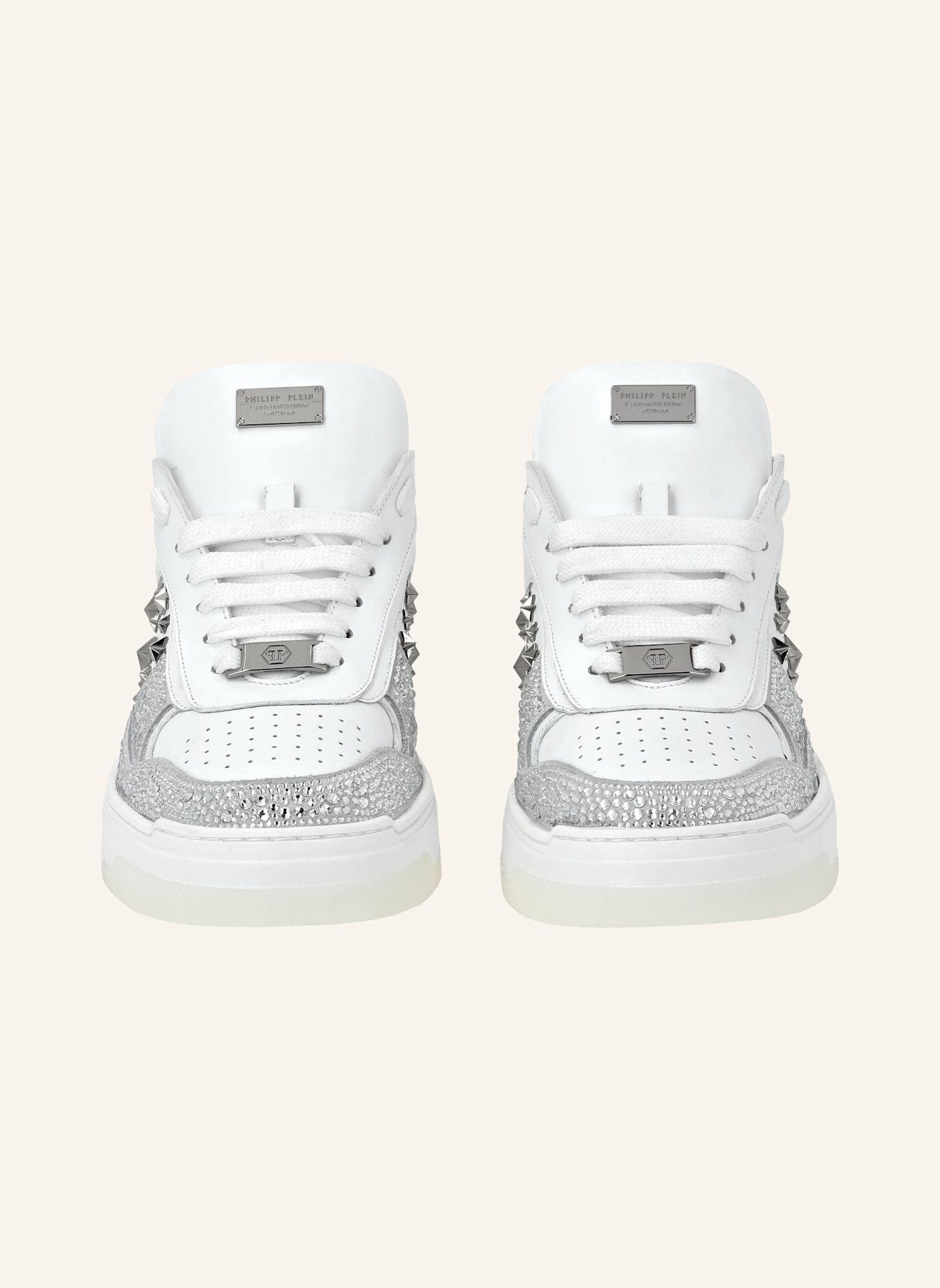 PHILIPP PLEIN Lo-Top Turnschuhe: WEISS