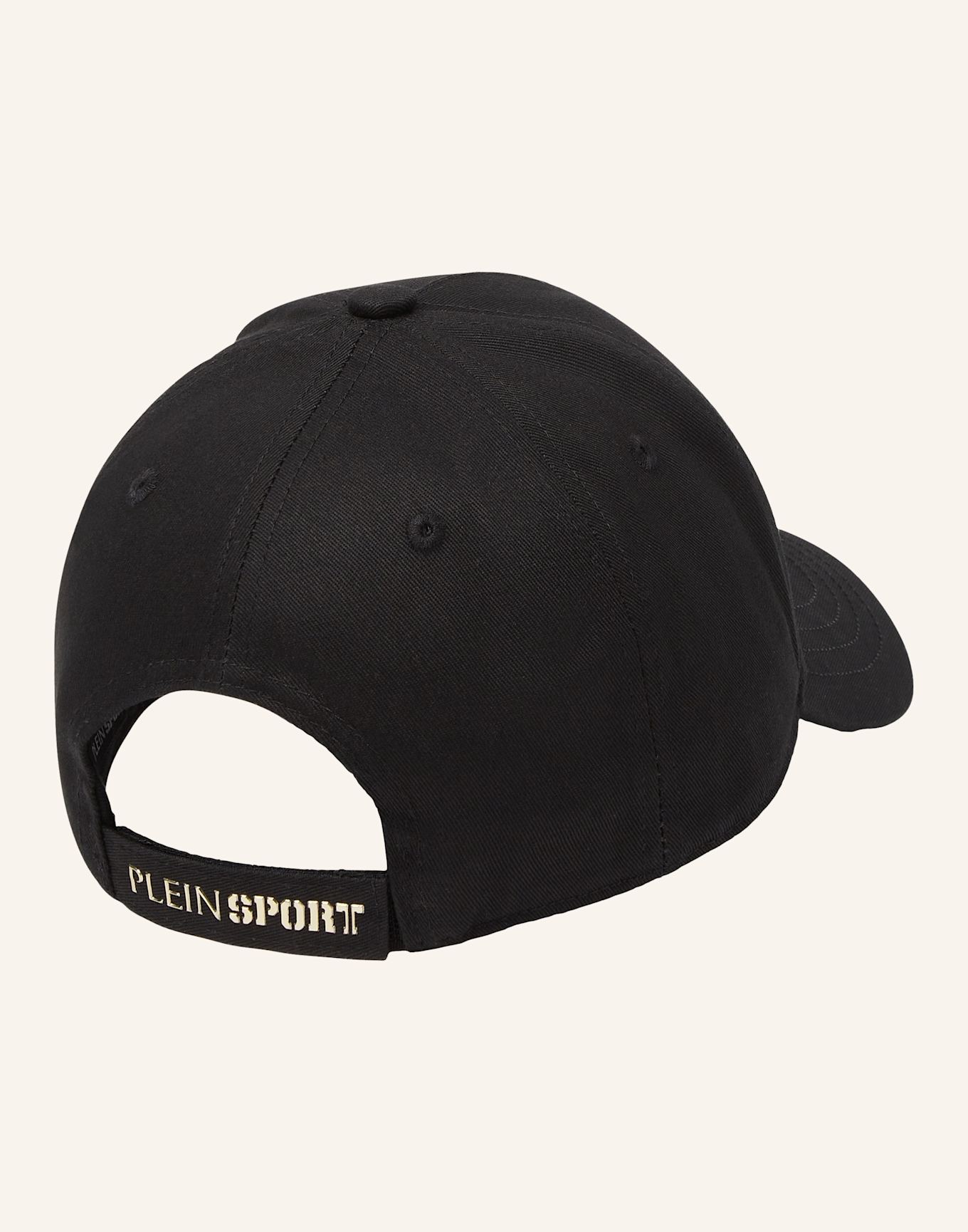 PLEIN SPORT Cap: SCHWARZ