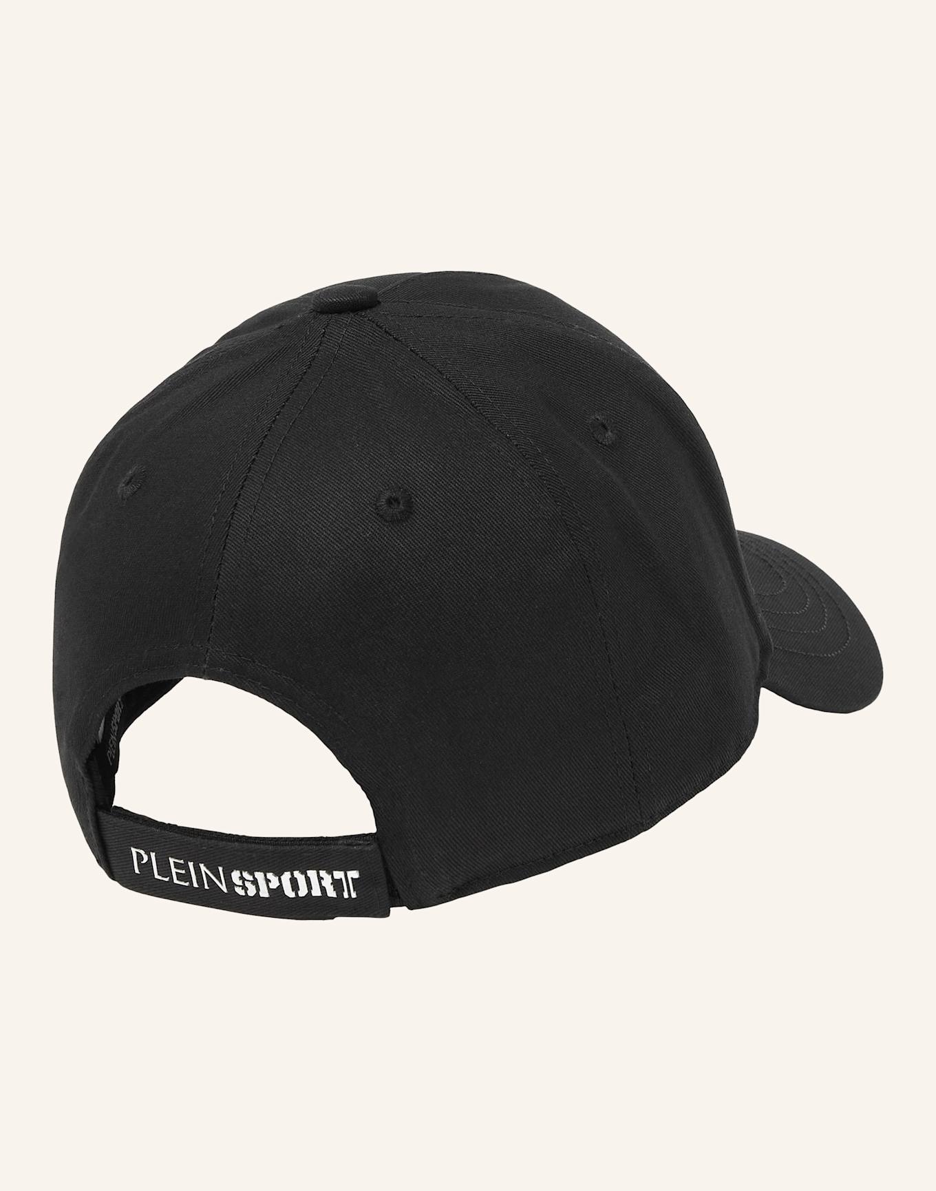 PLEIN SPORT Cap: SCHWARZ/ SILBER