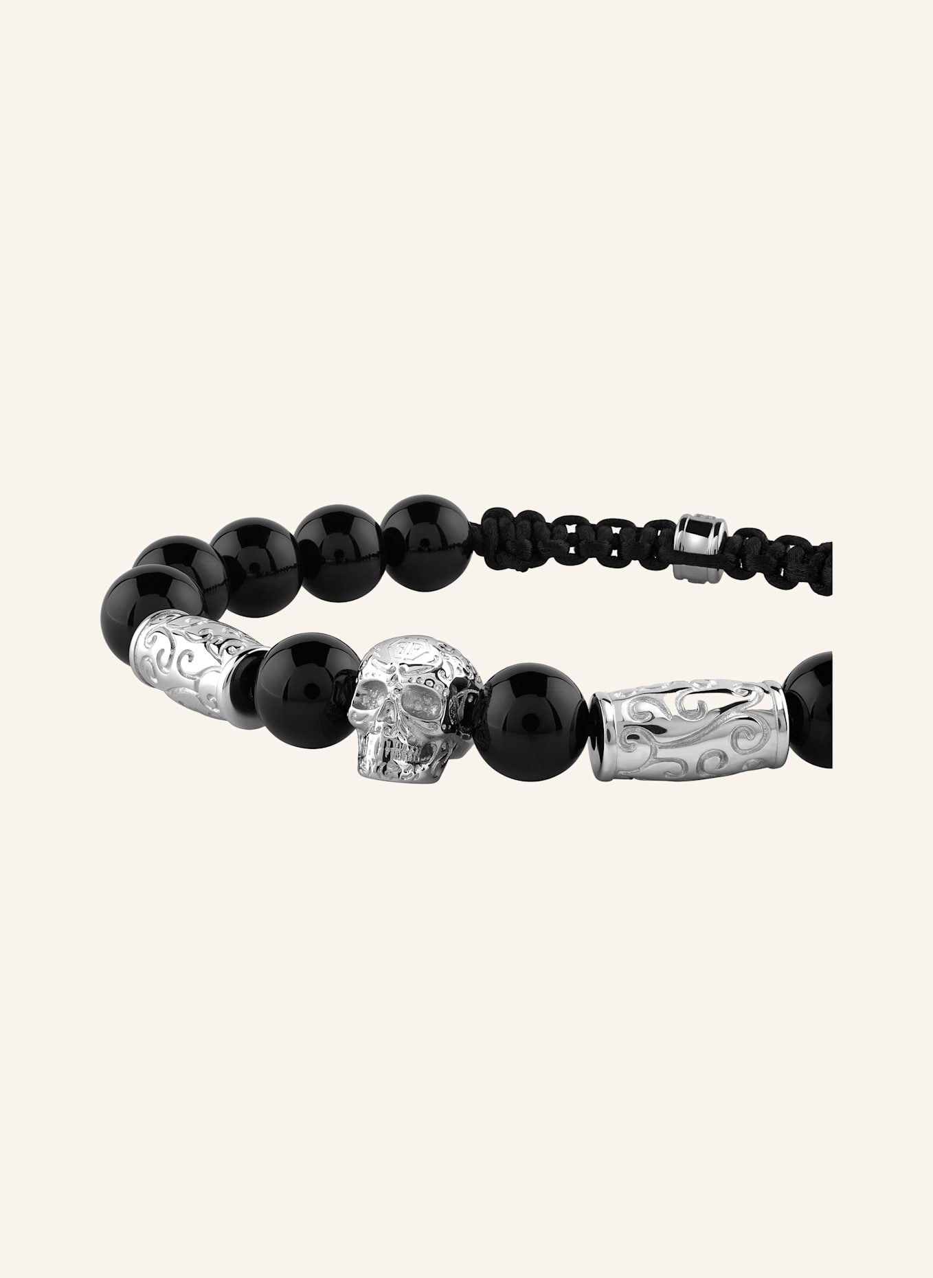 PHILIPP PLEIN Armbänder: SCHWARZ/ SILBER