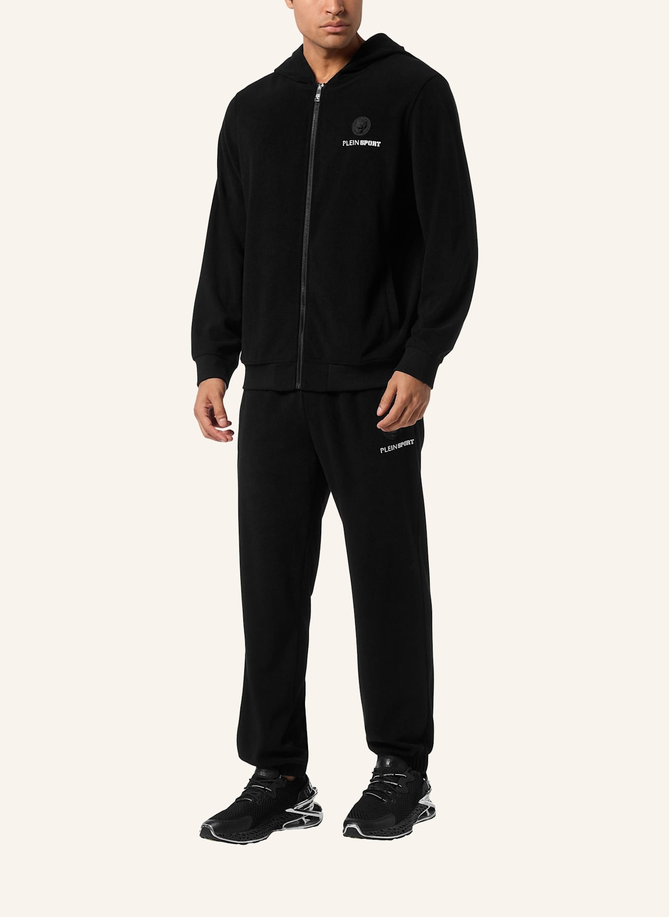 PLEIN SPORT Jogginghosen: SCHWARZ