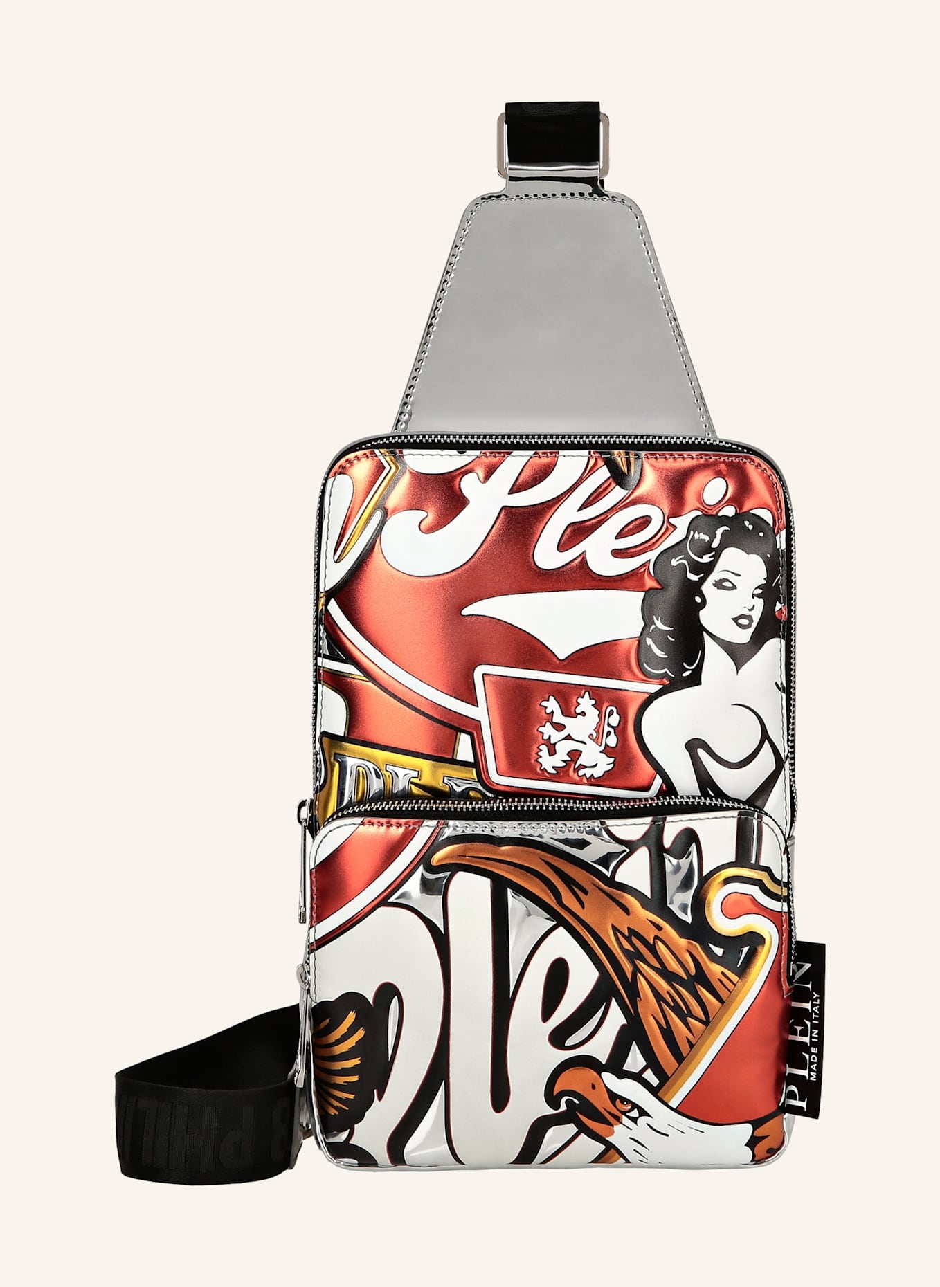 PHILIPP PLEIN Kreuzkörper: ROT