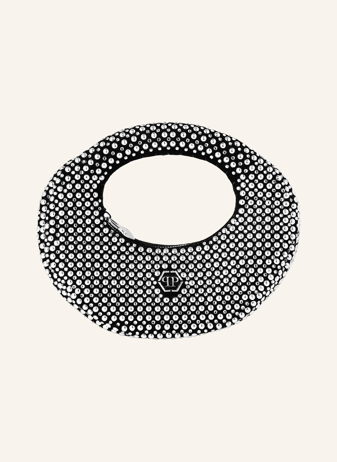 PHILIPP PLEIN Henkel Tasche: SCHWARZ