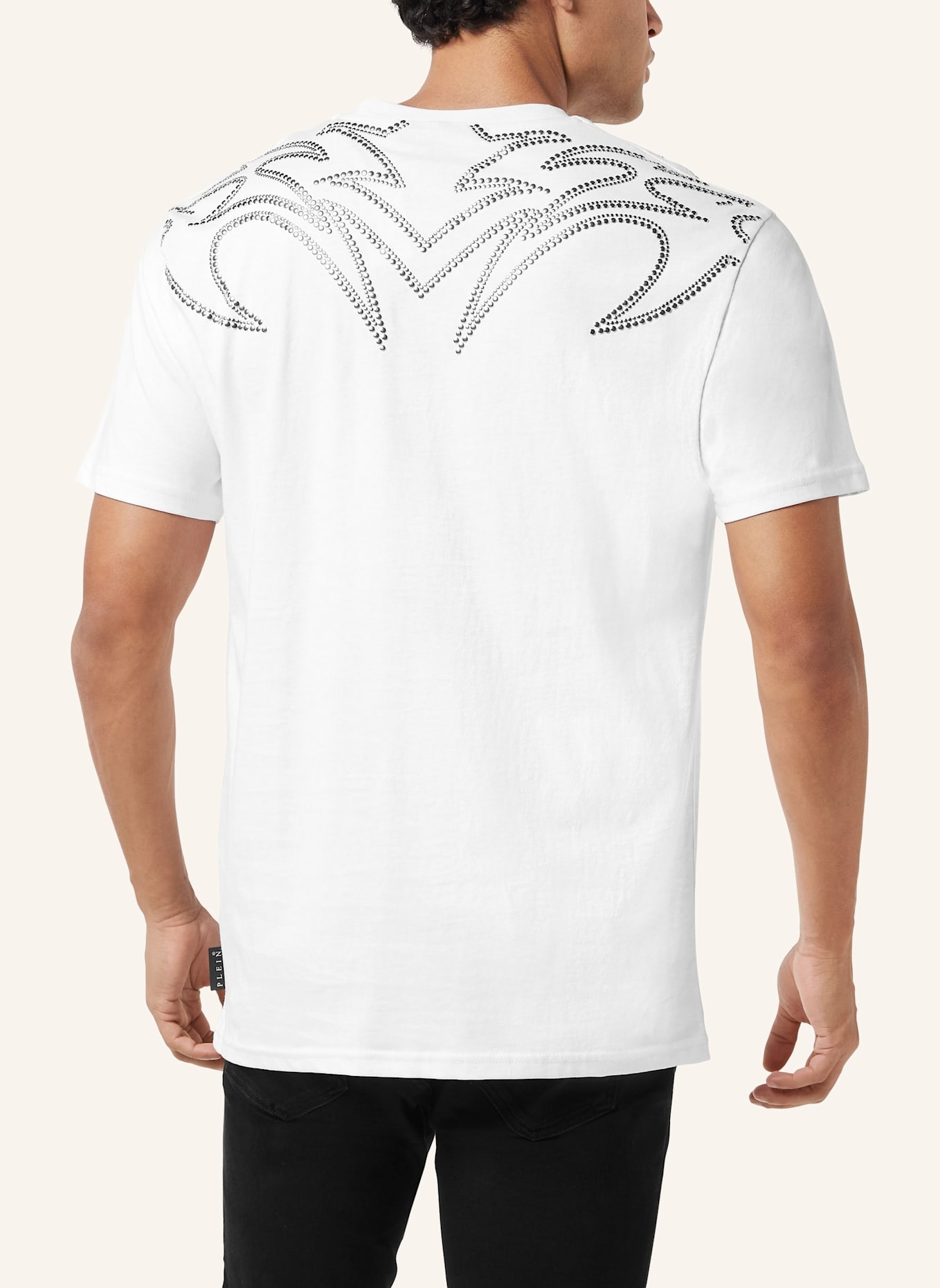 PHILIPP PLEIN T-Shirt Rundhalsausschnitt Ss: WEISS
