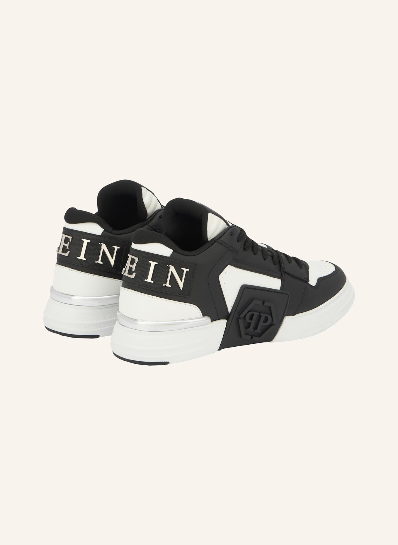 PHILIPP PLEIN Lo-Top Turnschuhe PHANTOM KICKS: WEISS