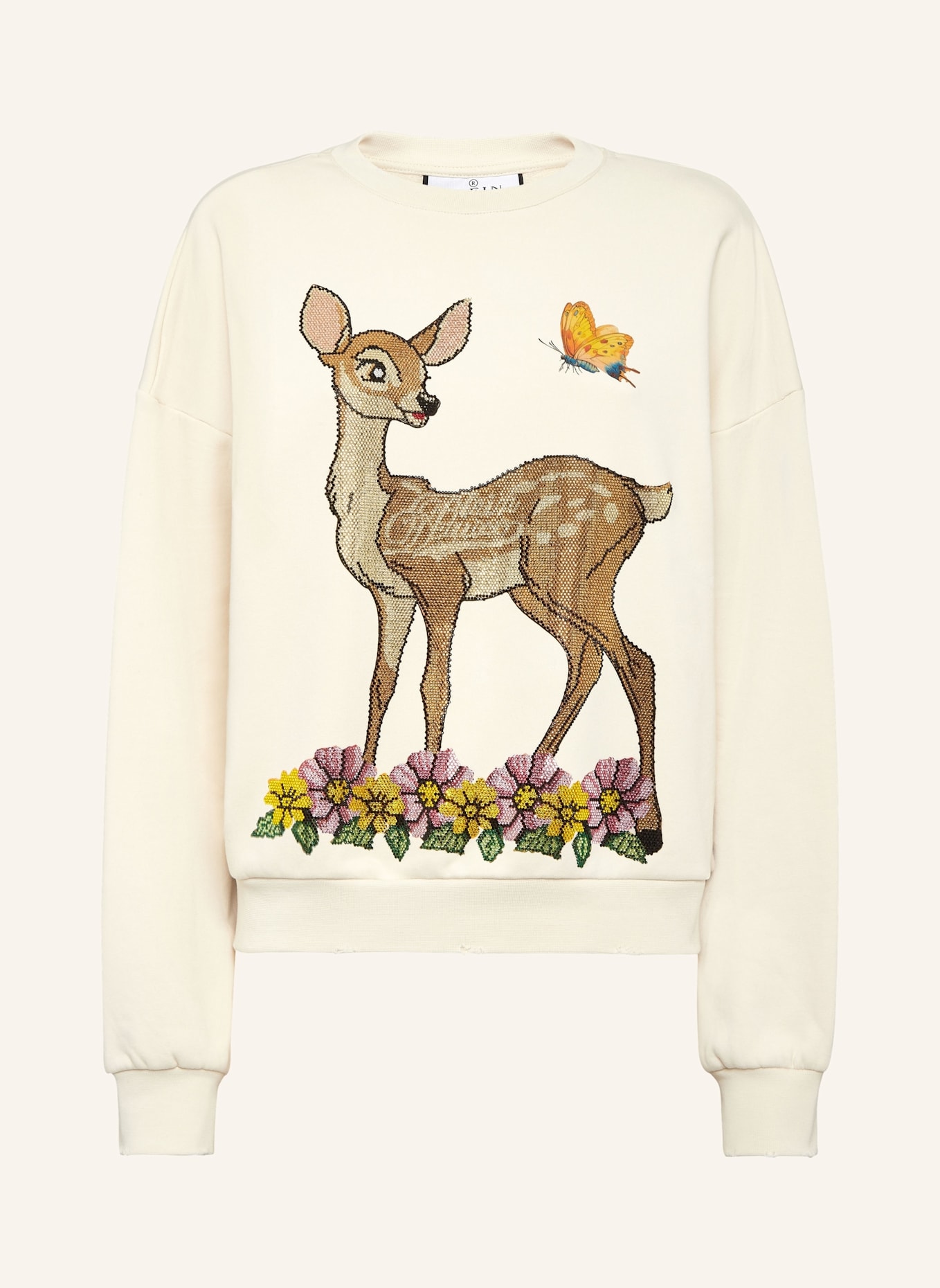 PHILIPP PLEIN Sweatshirt Ls: BEIGE