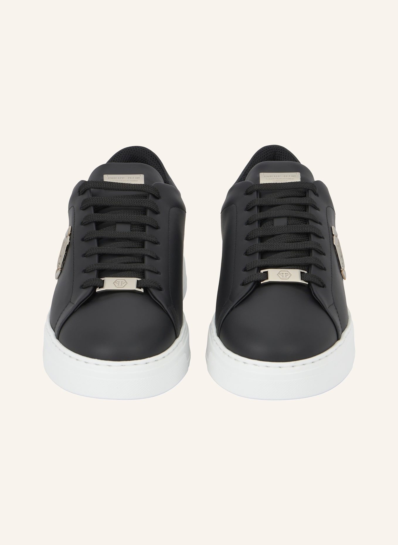 PHILIPP PLEIN Low-Top Turnschuhe HEXAGON: SCHWARZ