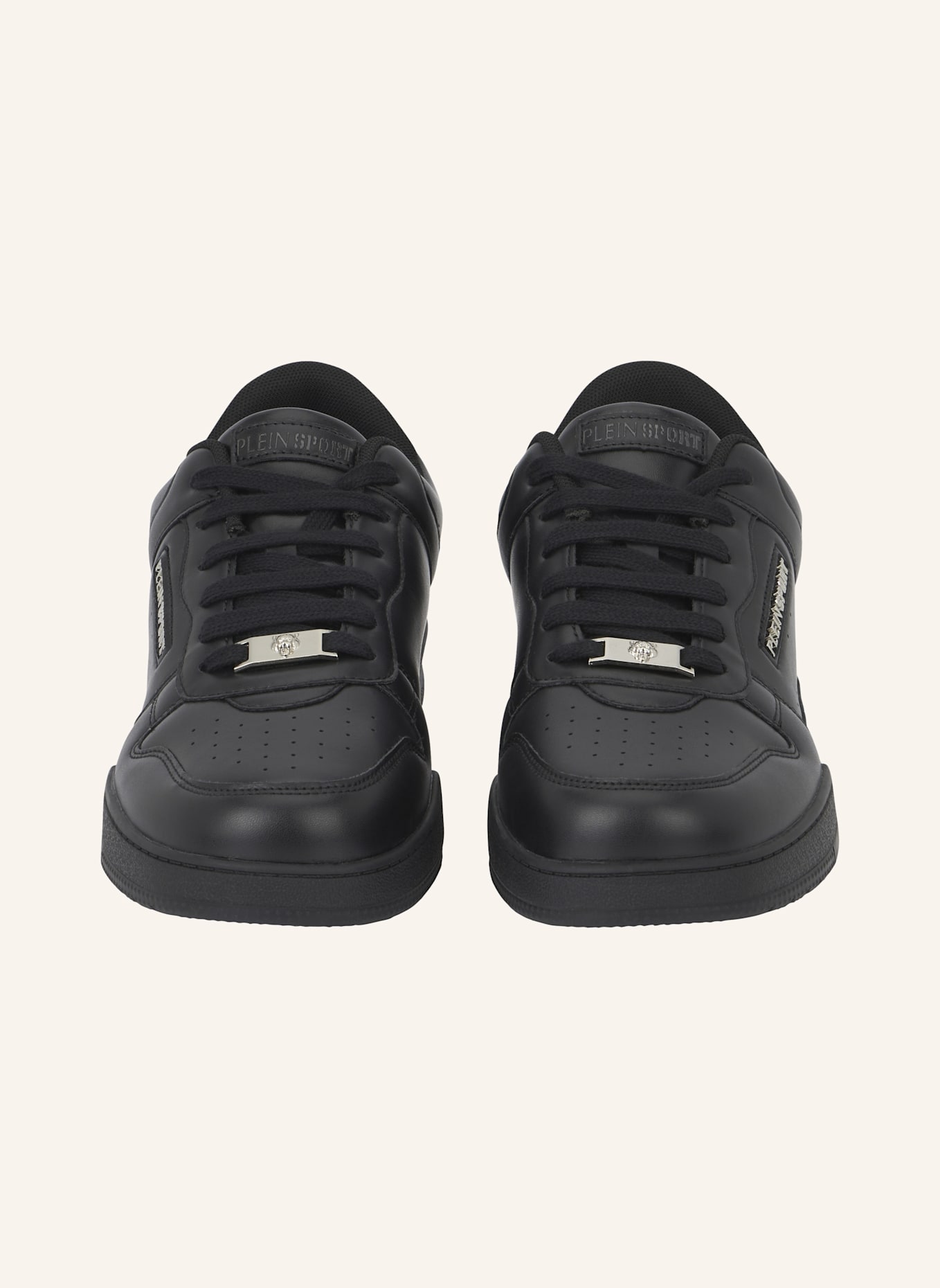 PLEIN SPORT Lo-Top Turnschuhe: SCHWARZ