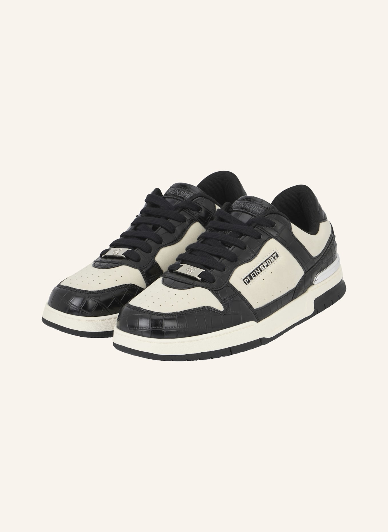 PLEIN SPORT Lo-Top Turnschuhe: WEISS