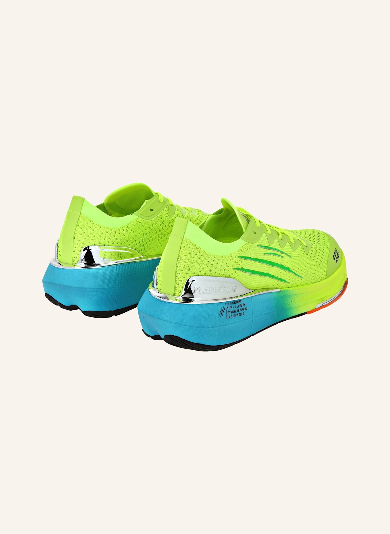 PLEIN SPORT PLEIN SPORT Lo-Top Turnschuhe: NEONGRÜN