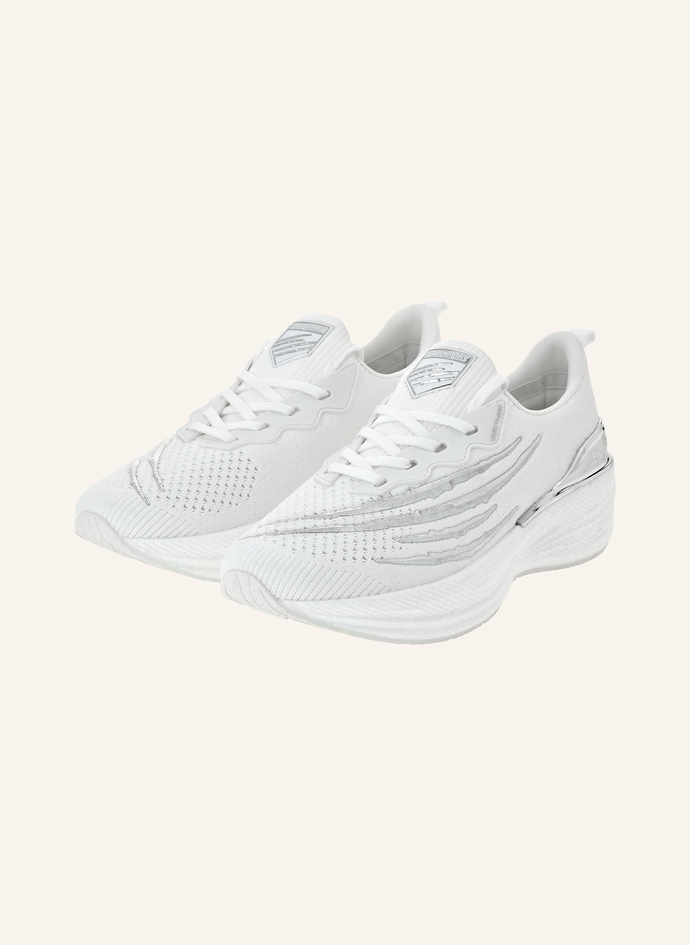 PLEIN SPORT PLEIN SPORT Lo-Top Turnschuhe TIGER: WEISS