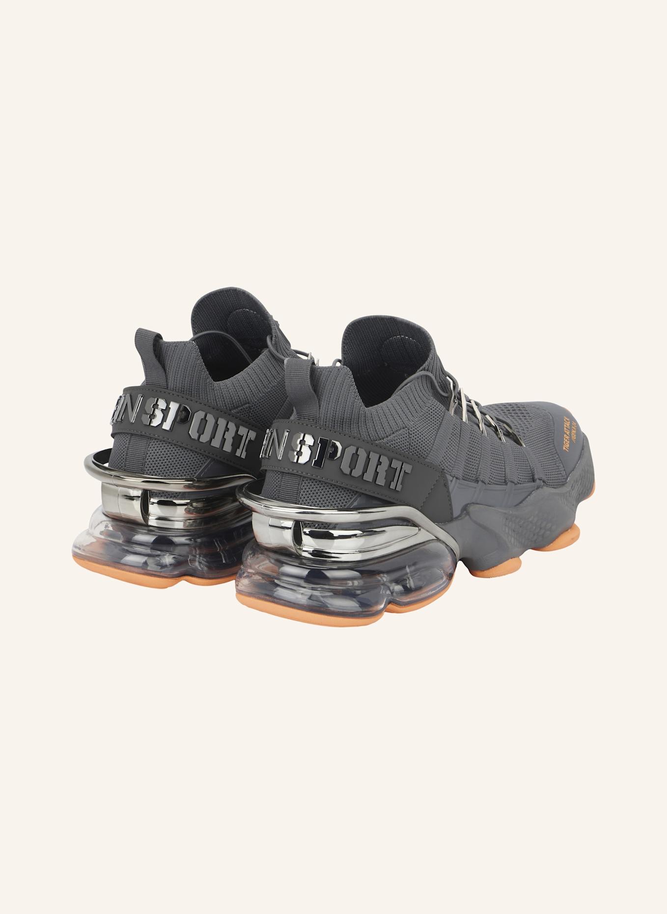 PLEIN SPORT Läufer Sneaker TIGER: GRAU