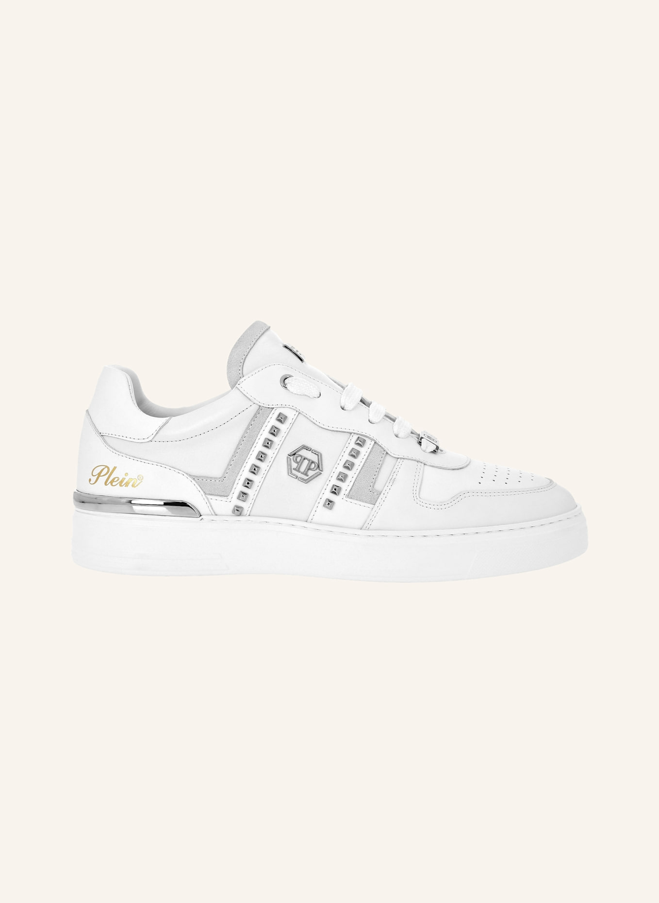 PHILIPP PLEIN Lo-Top Turnschuhe: WEISS
