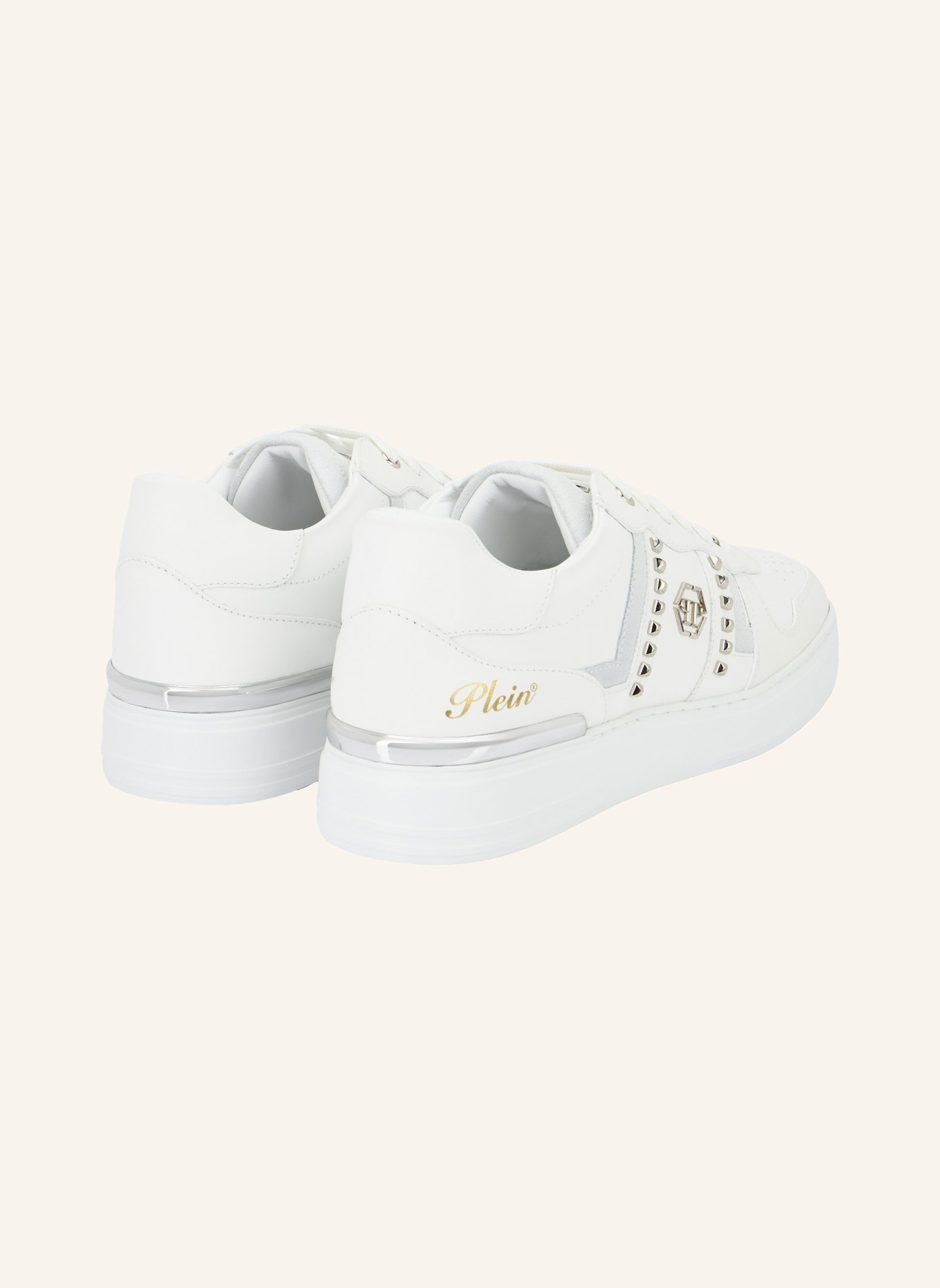 PHILIPP PLEIN Lo-Top Turnschuhe: WEISS