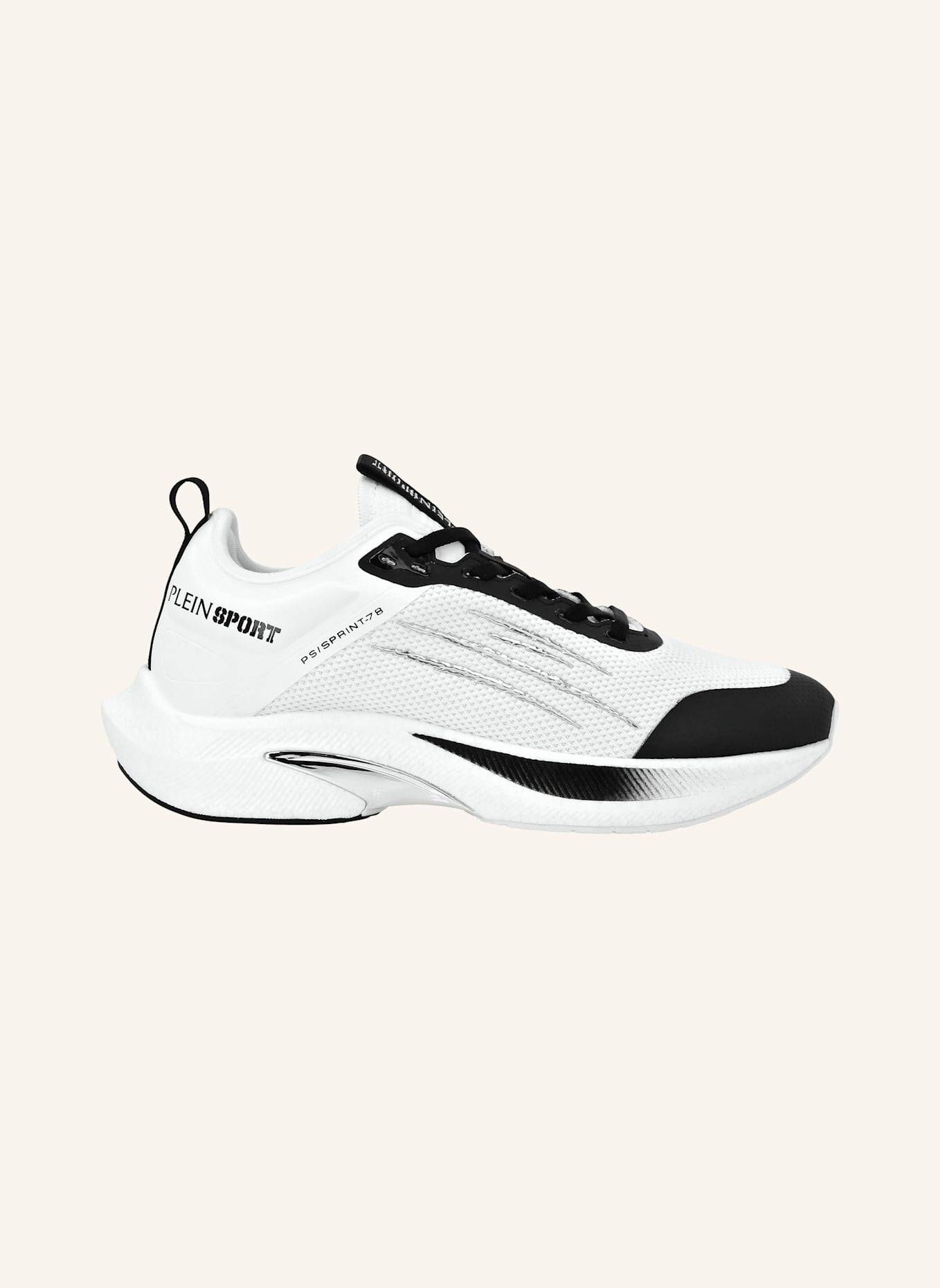 PLEIN SPORT Läufer Sneaker: WEISS