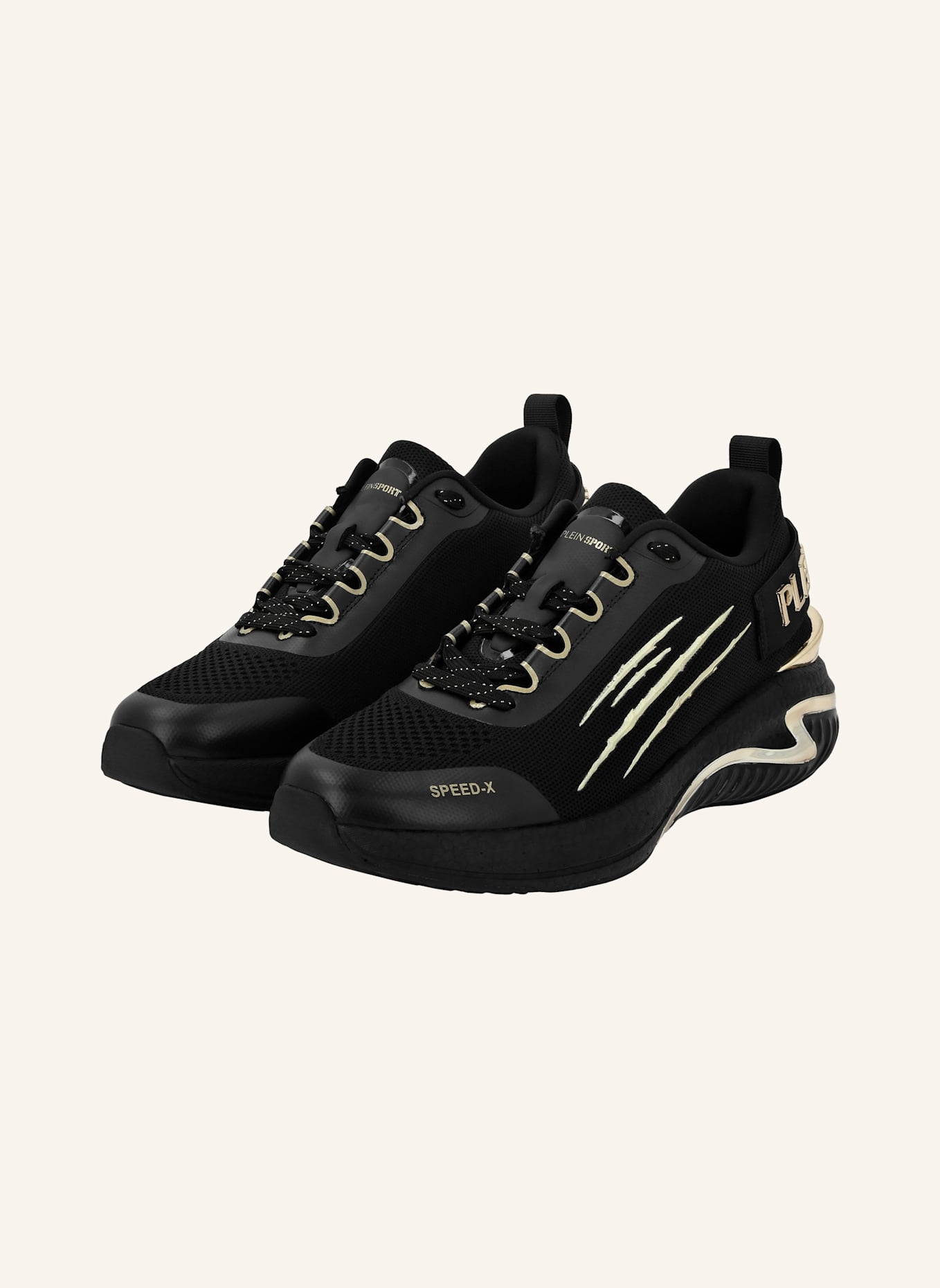 PLEIN SPORT Läufer Sneaker: SCHWARZ