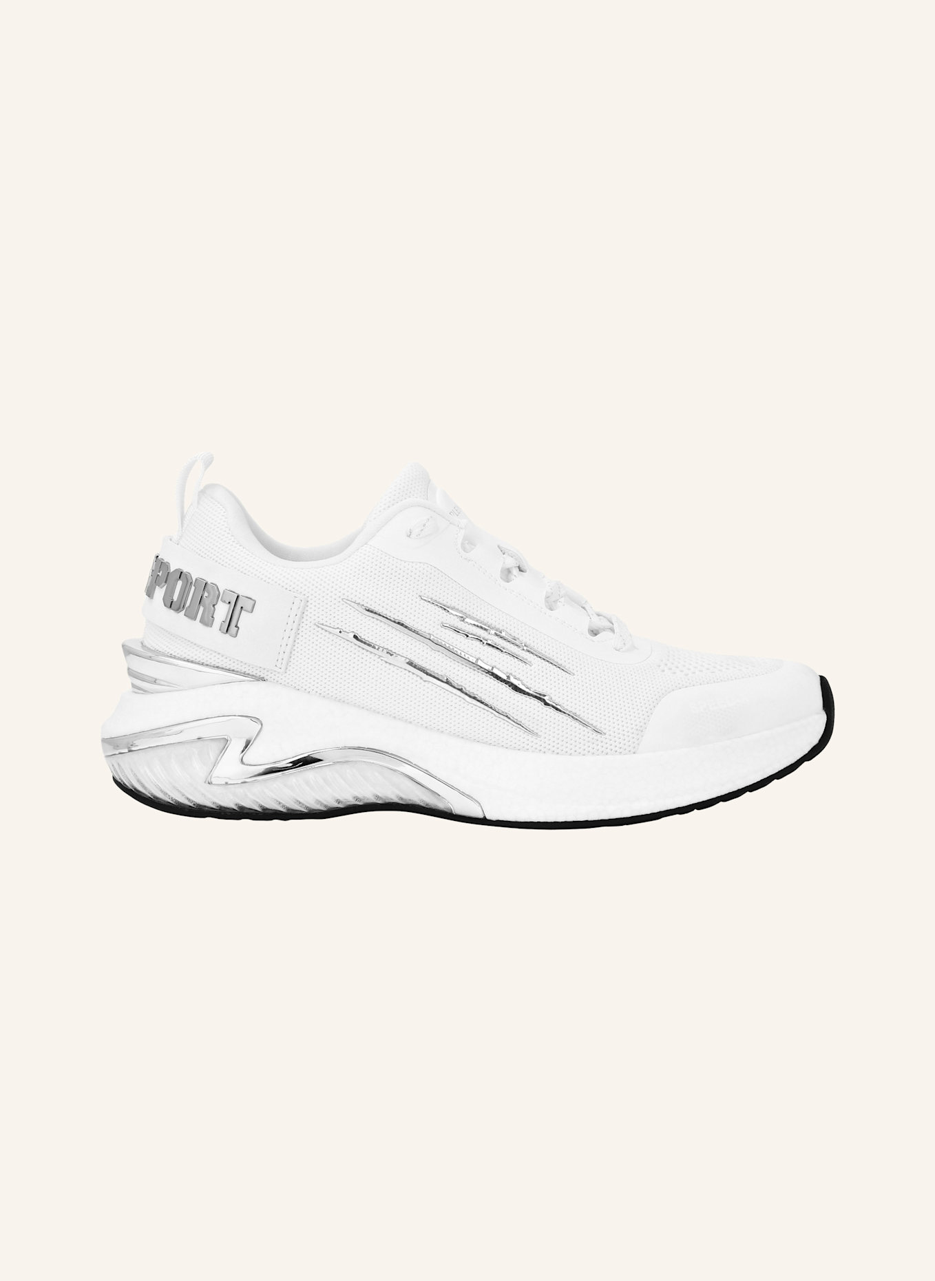 PLEIN SPORT Läufer Sneaker: WEISS