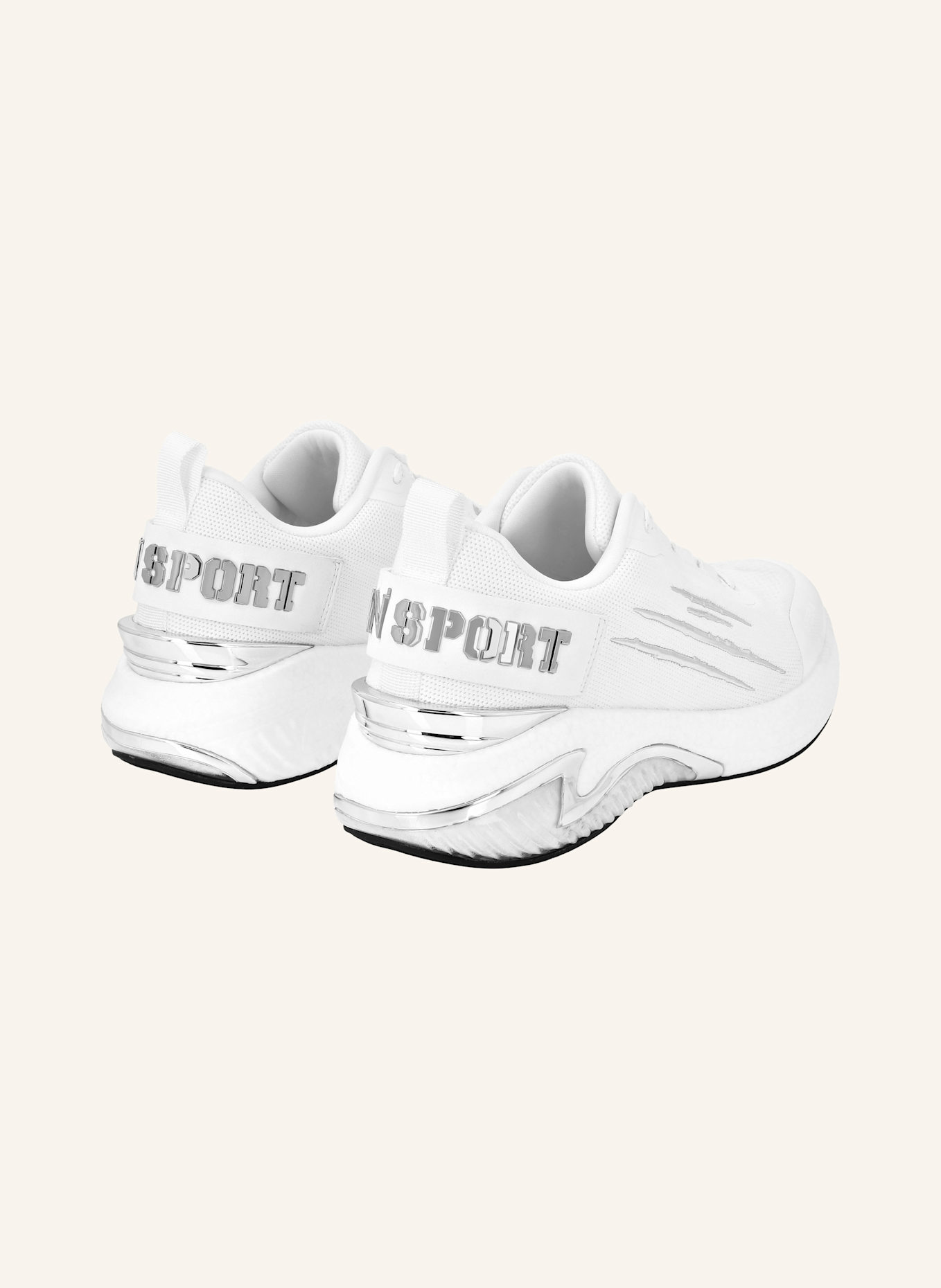 PLEIN SPORT Läufer Sneaker: WEISS
