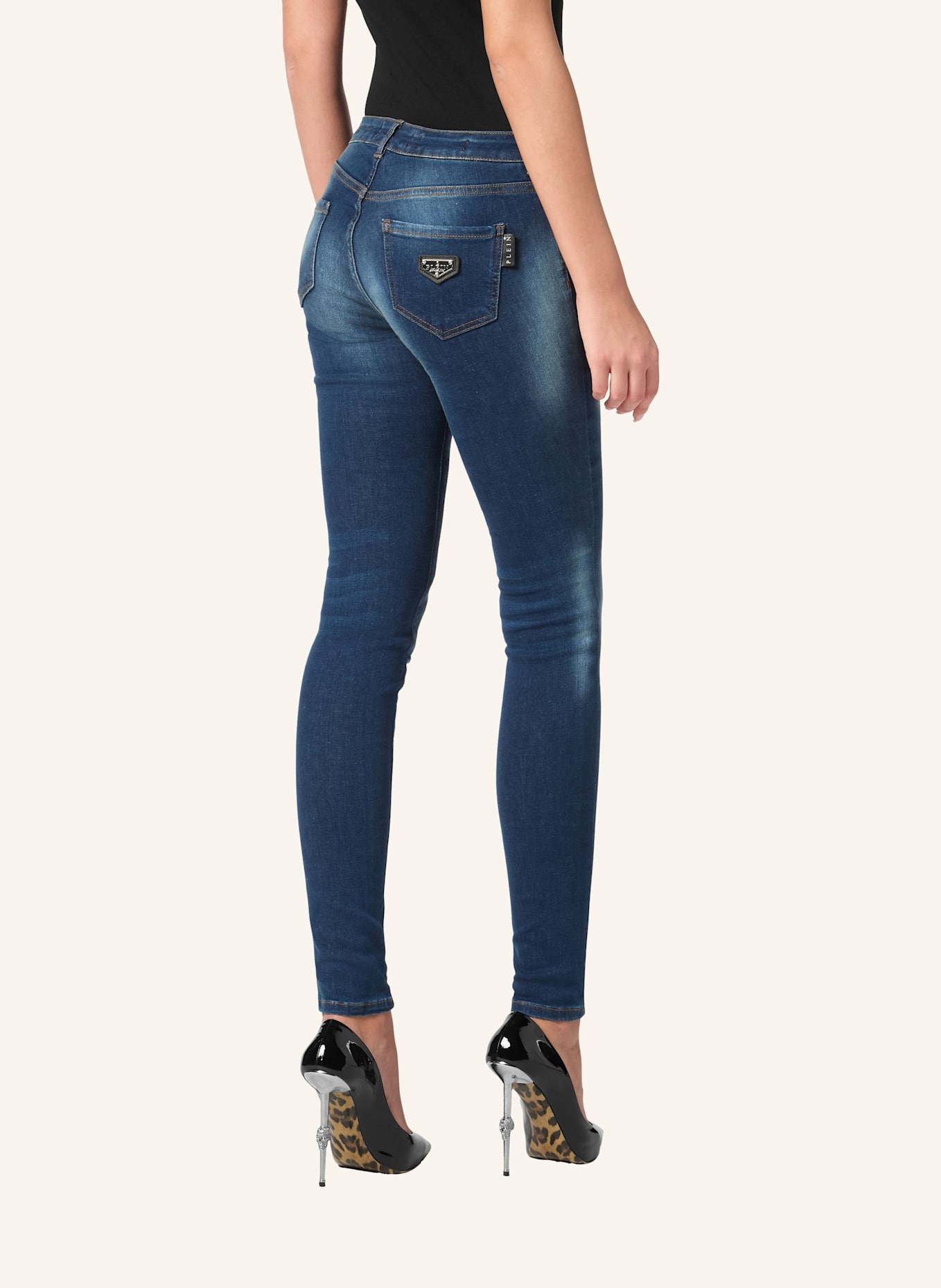 PHILIPP PLEIN PHILIPP PLEIN Jeggings: DUNKELBLAU